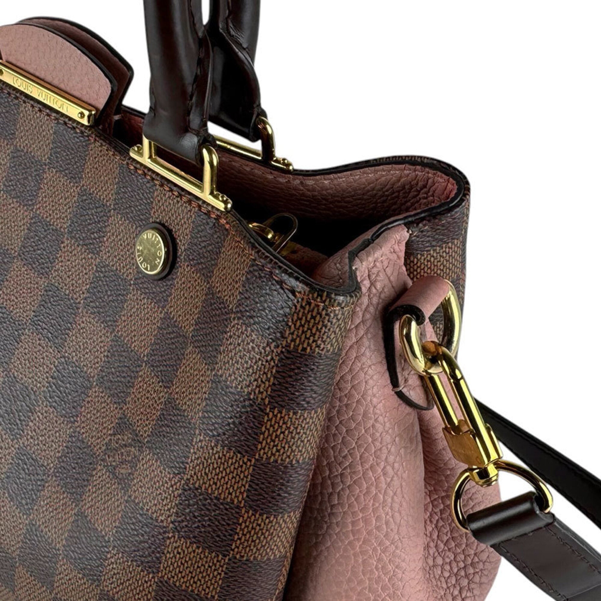 Louis Vuitton Ebene Magnolia Damier Canvas Handbag Shoulder Bag (Pre-Owned)