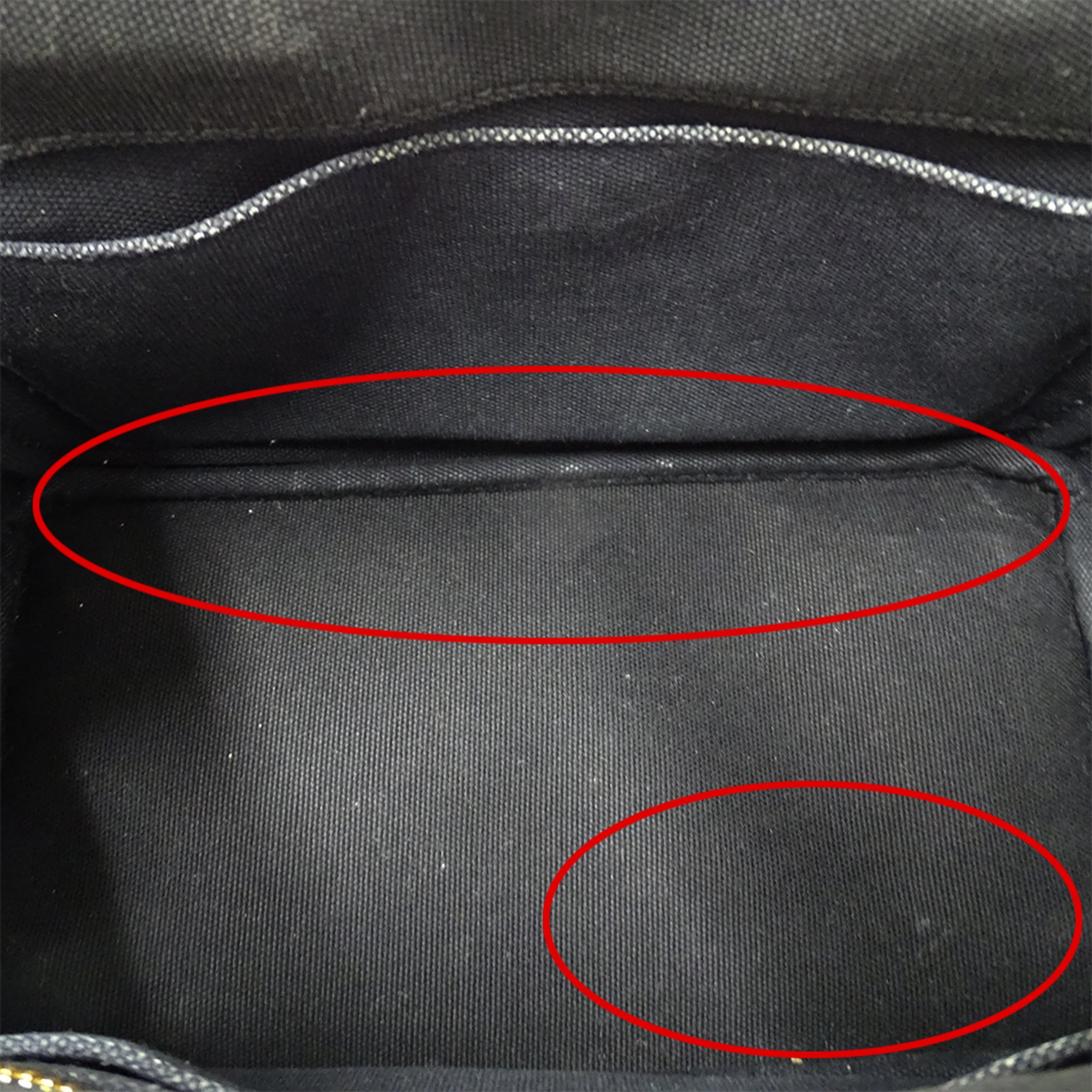 Prada Canapa Black Canvas Handbag (Pre-Owned)