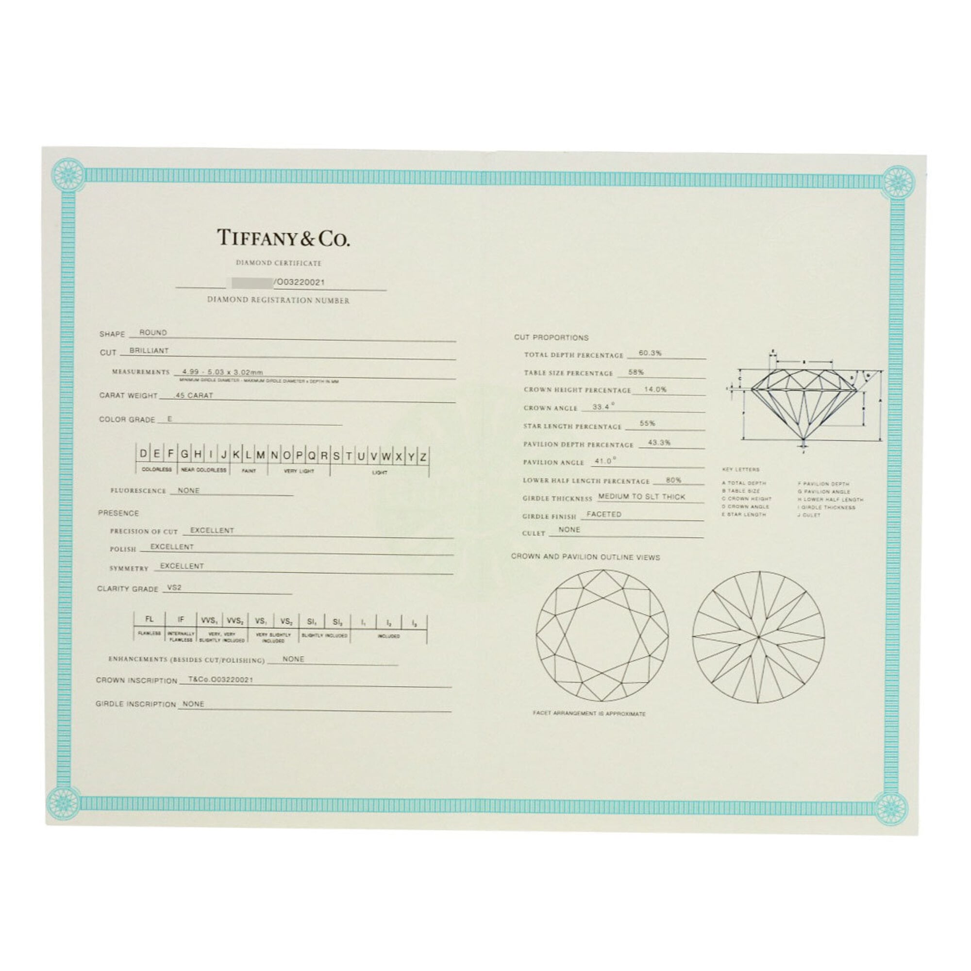 Tiffany Platinum 950 Band Ring (Pre-Owned)