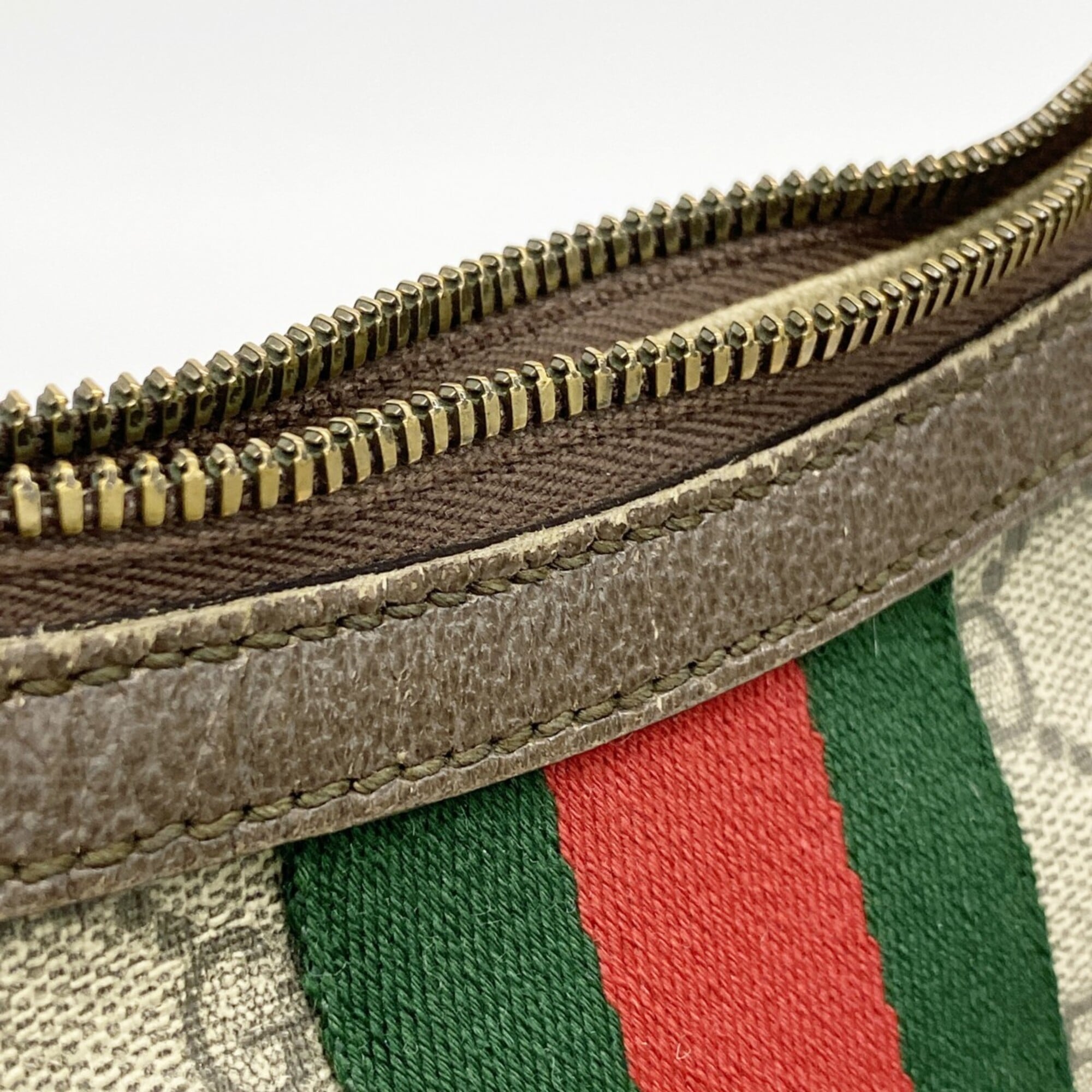 Gucci Brown Pvc Shoulder Bag (Pre-Owned)