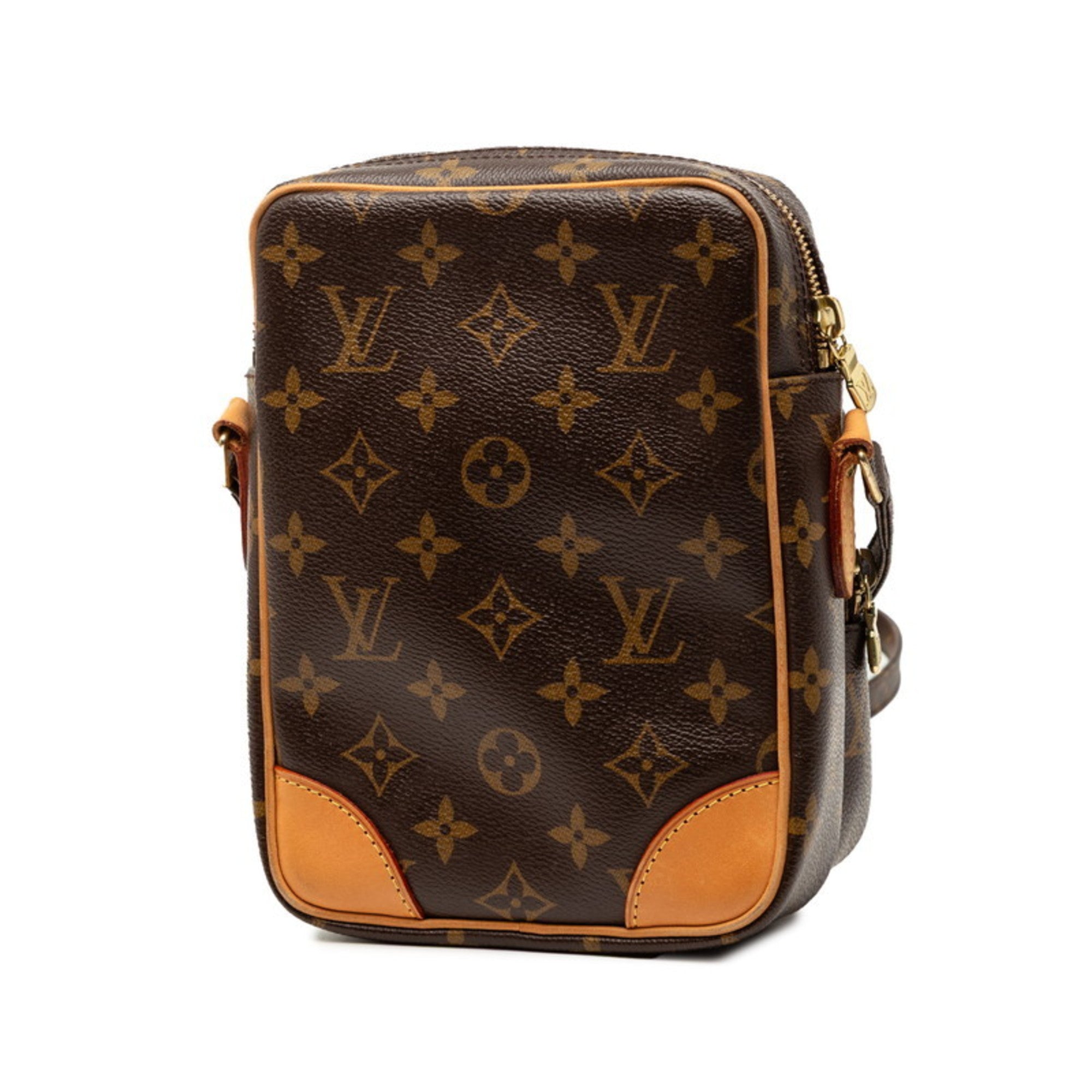 Louis Vuitton Brown Pvc Leather Shoulder Bag (Pre-Owned)
