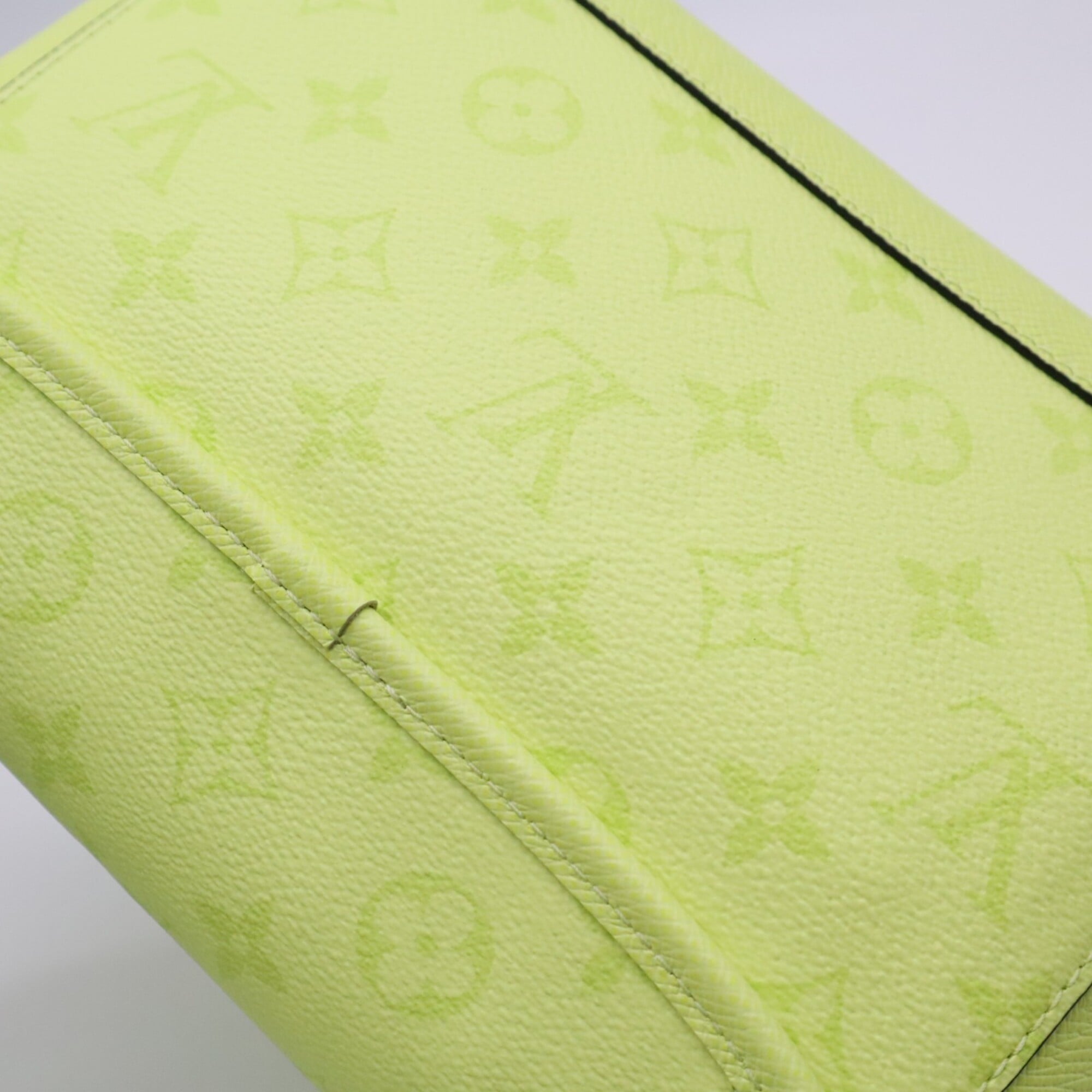 Louis Vuitton Lemon Yellow Coated Canvas Shoulder Bag (Pre-Owned)