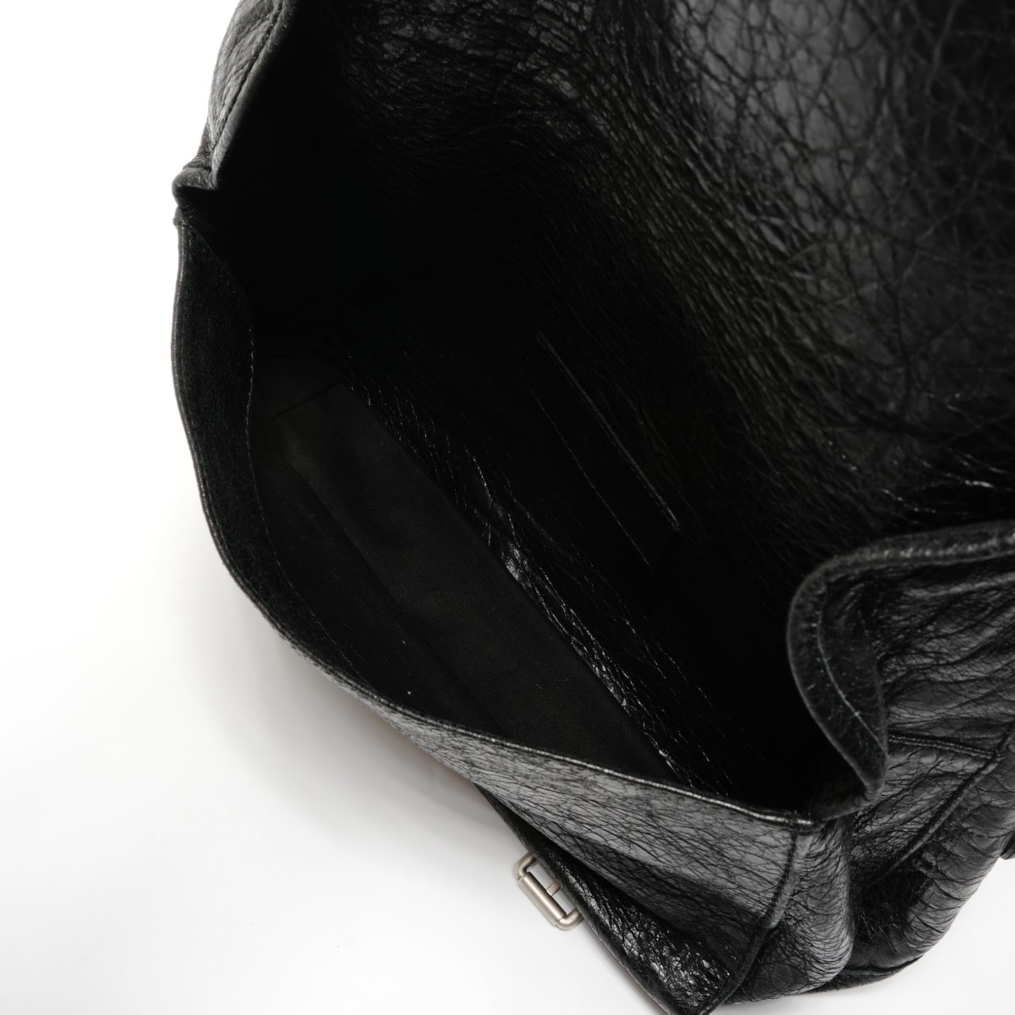 Balenciaga Black Shoulder Bag Sling Bag (Pre-Owned)
