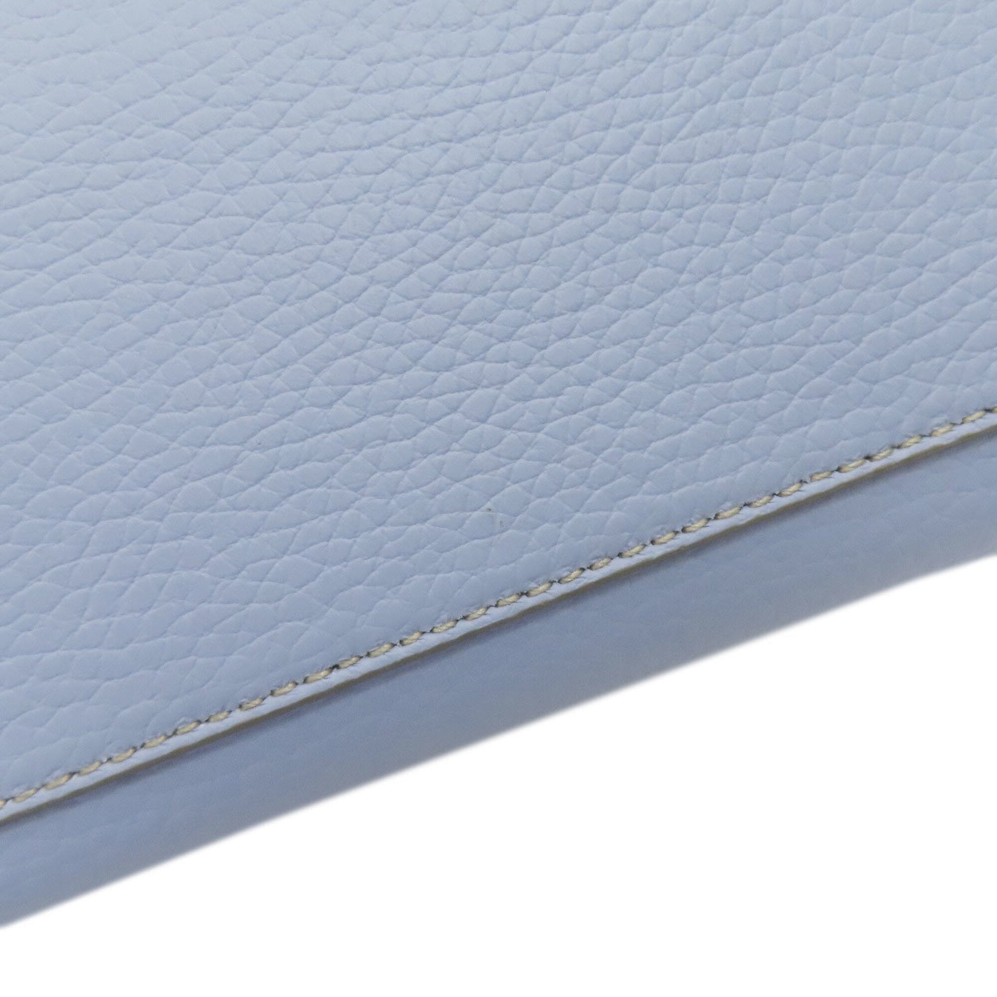 Tod's Light Blue Leather Handbag (Pre-Owned)