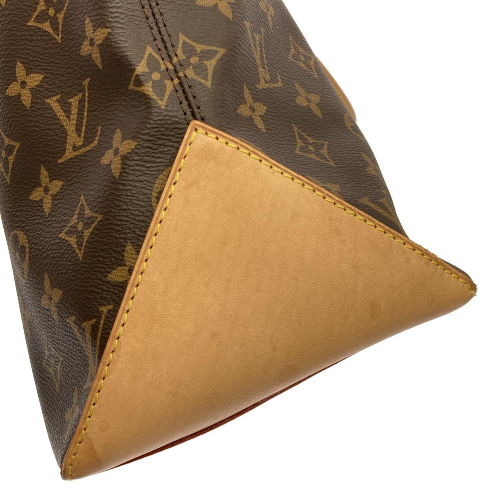 Louis Vuitton Marron Coated Canvas Shoulder Bag (Pre-Owned)