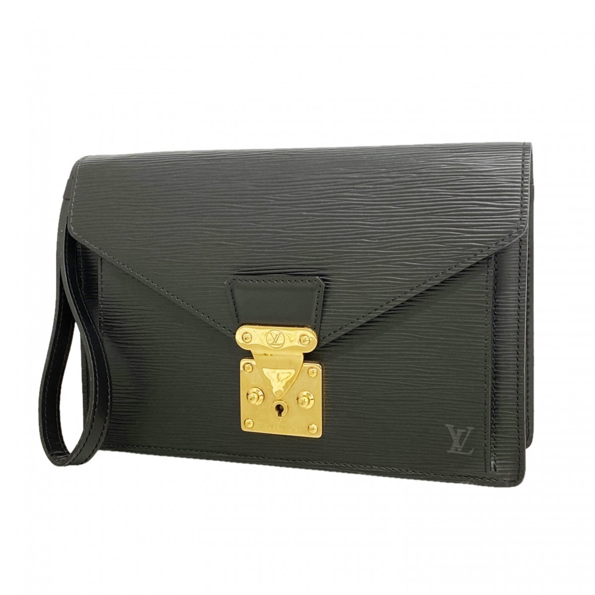 Louis Vuitton Noir Clutch Bag (Pre-Owned)