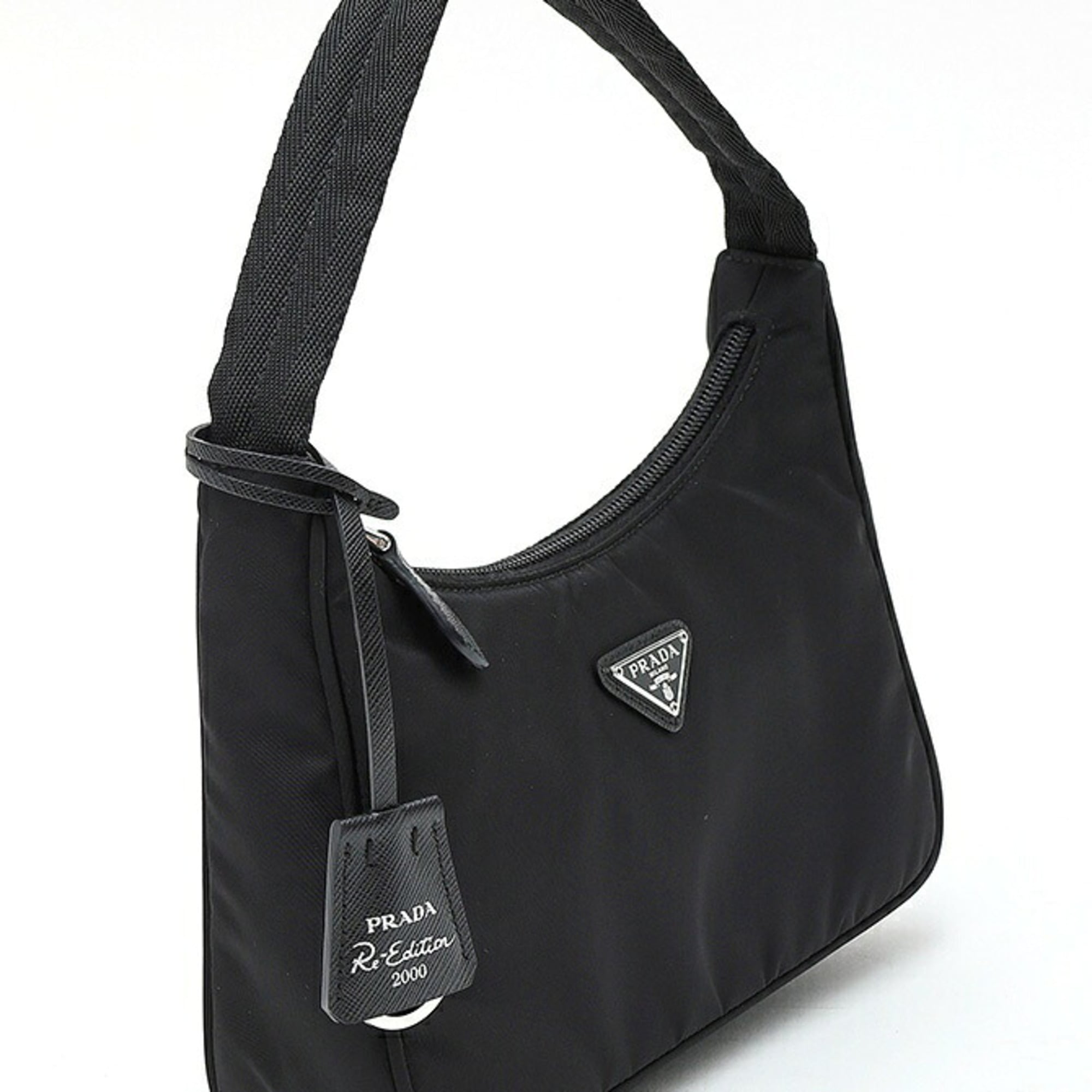 Prada Black Nylon Shoulder Bag (Pre-Owned)