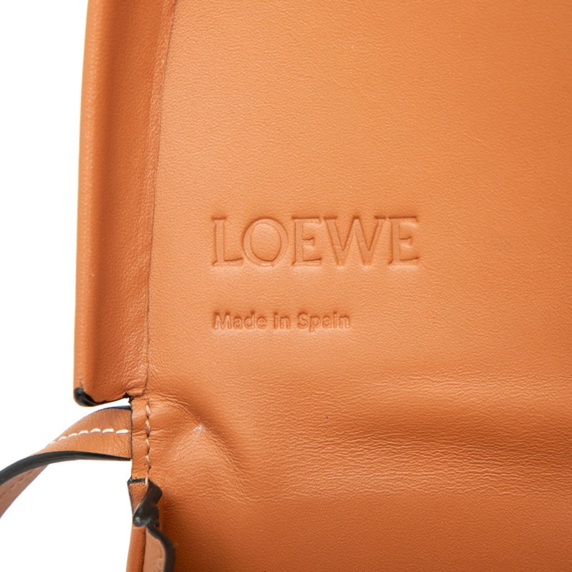 Loewe Brown Leather Handbag Pouch (Pre-Owned)