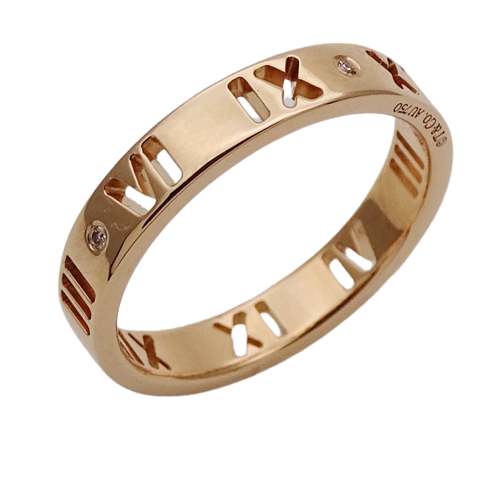 Tiffany Pink Gold Pink Gold (18K) Band Ring (Pre-Owned)