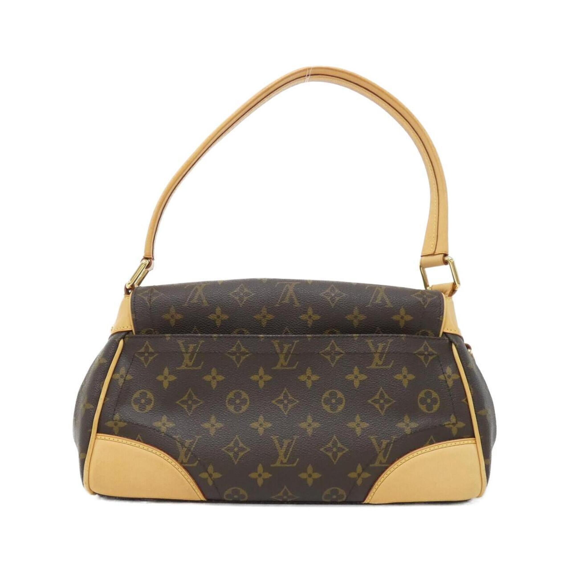 Louis Vuitton Monogram Marron Coated Canvas Shoulder Bag (Pre-Owned)