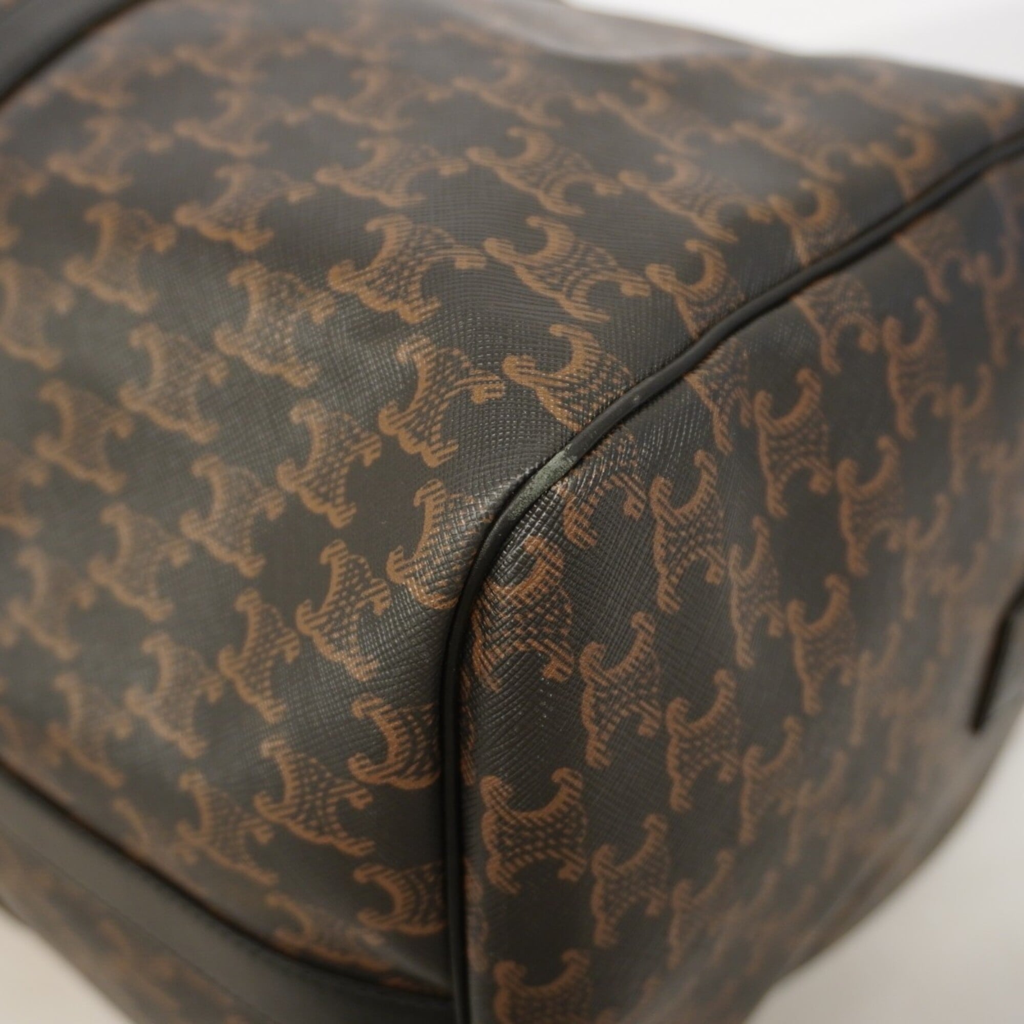 Celine Black Pvc Boston Bag (Pre-Owned)