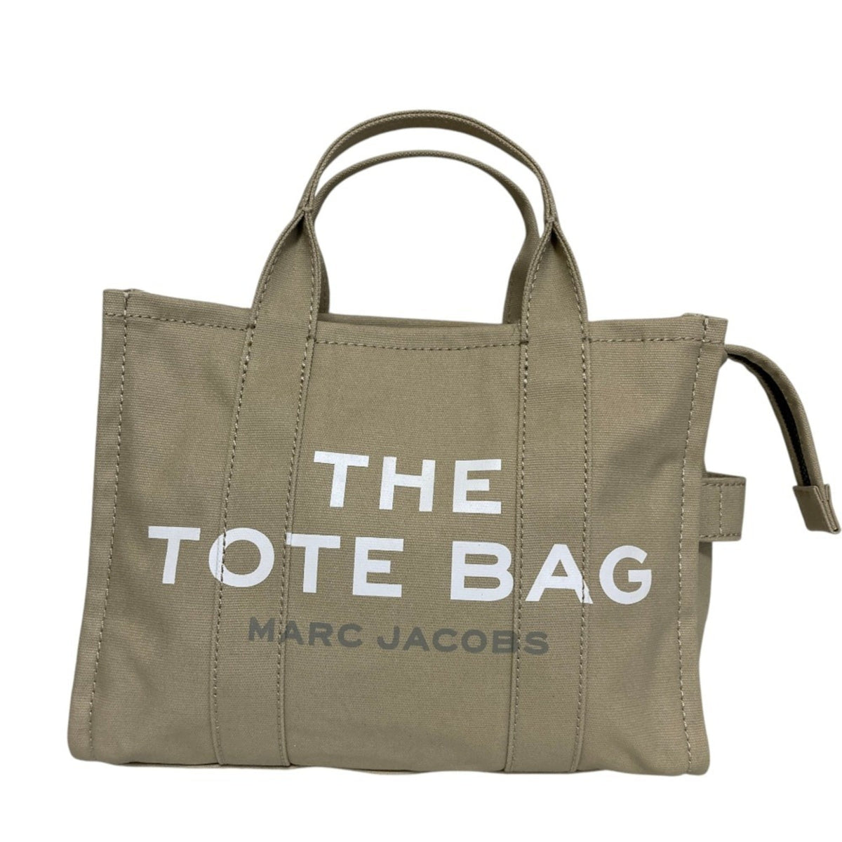 Marc Jacobs Beige Canvas Handbag Tote Bag (Pre-Owned)