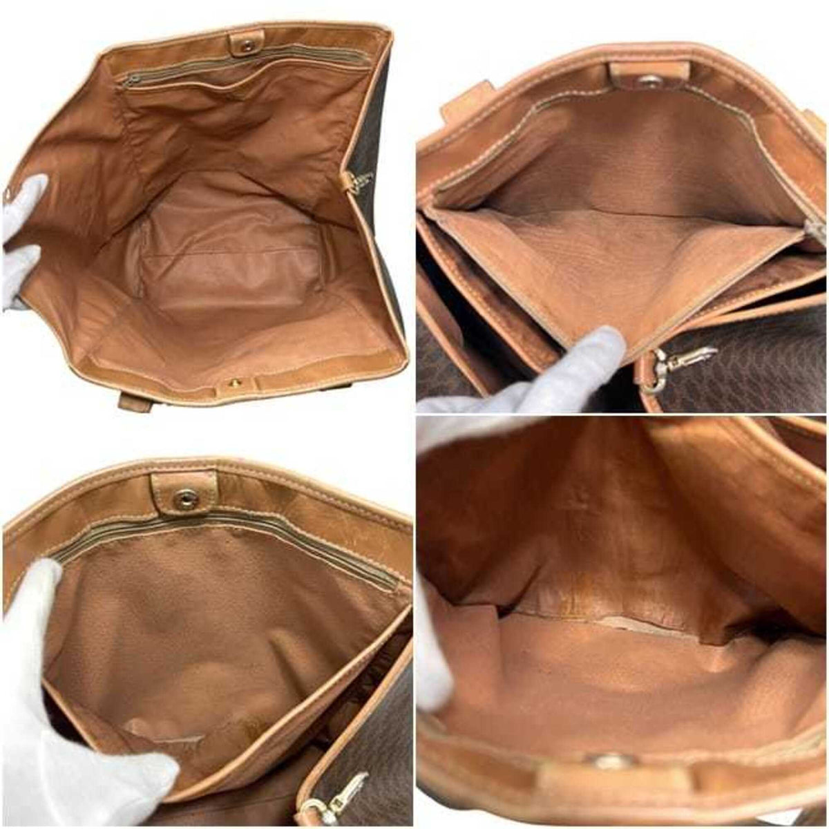 Celine Brown Pvc Tote Bag (Pre-Owned)