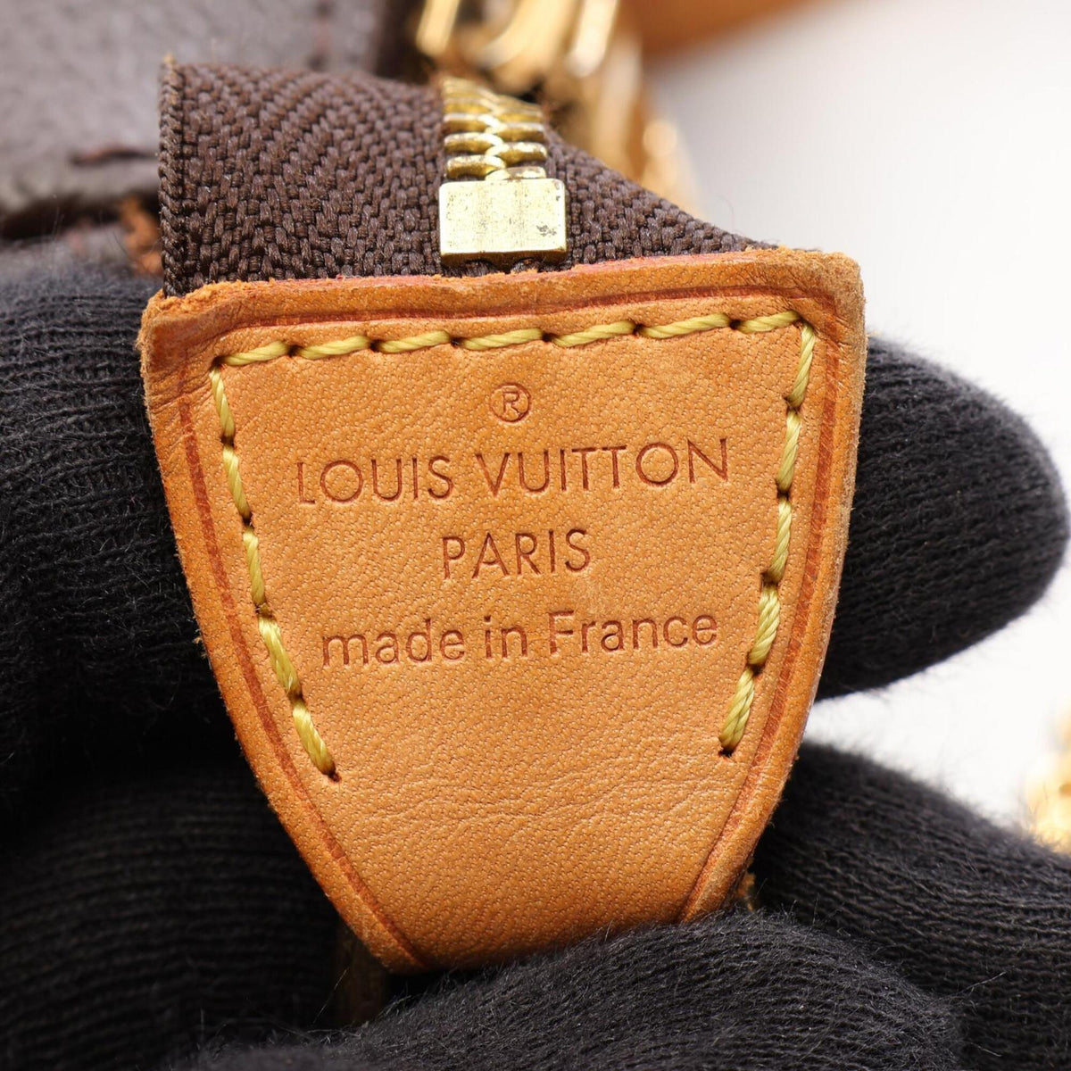 Louis Vuitton Brown Monogram Coated Canvas Leather Monogram Handbag Shoulder Bag (Pre-Owned)