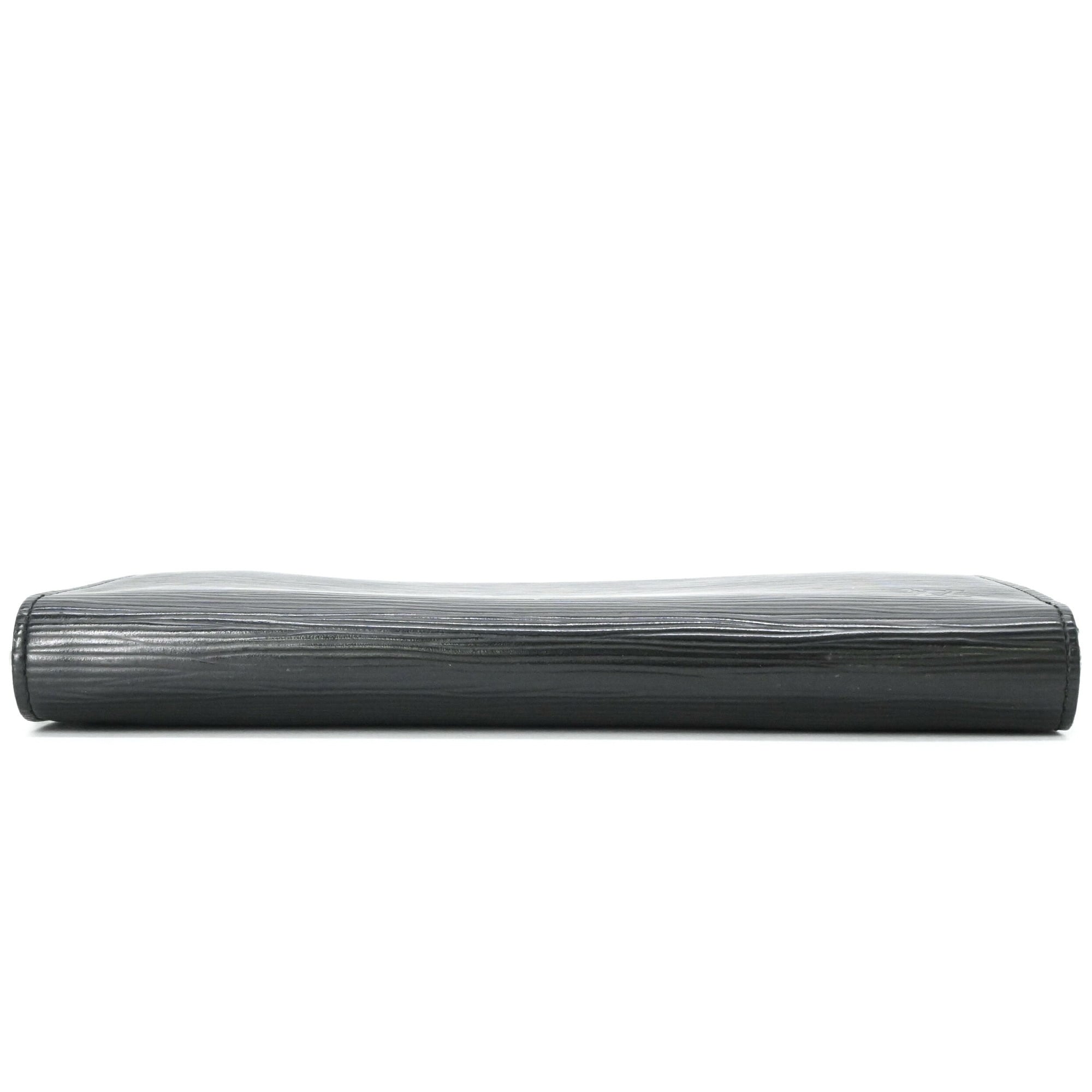 Louis Vuitton Black Epi Leather Long Wallet (Bi-Fold) (Pre-Owned)