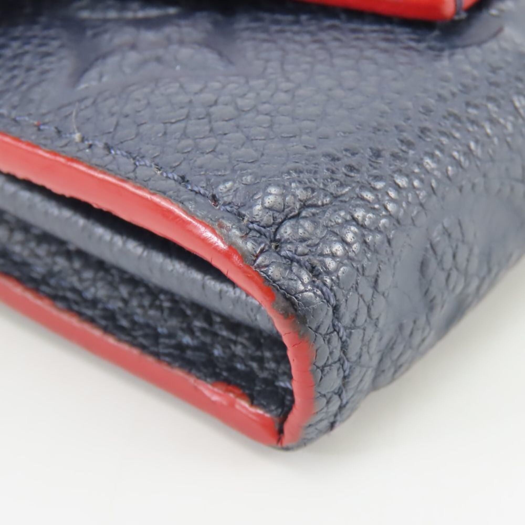 Louis Vuitton Galle Marine Rouge Monogram Empreinte Long Wallet (Bi-Fold) (Pre-Owned)