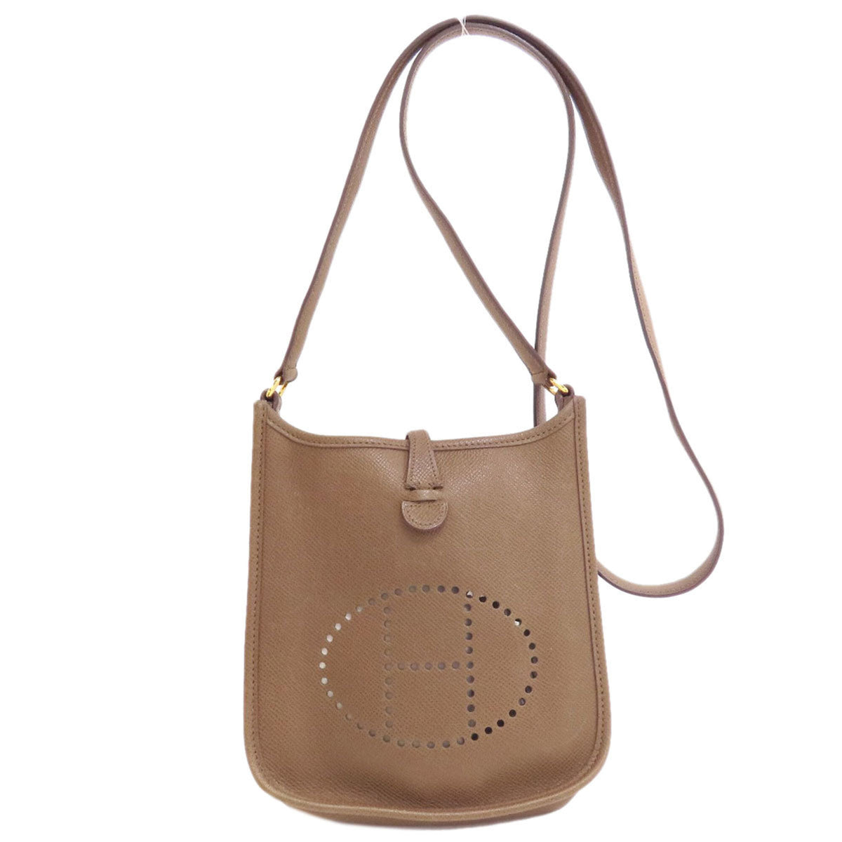 Hermes Brown Epsom Leather Shoulder Bag (Pre-Owned)