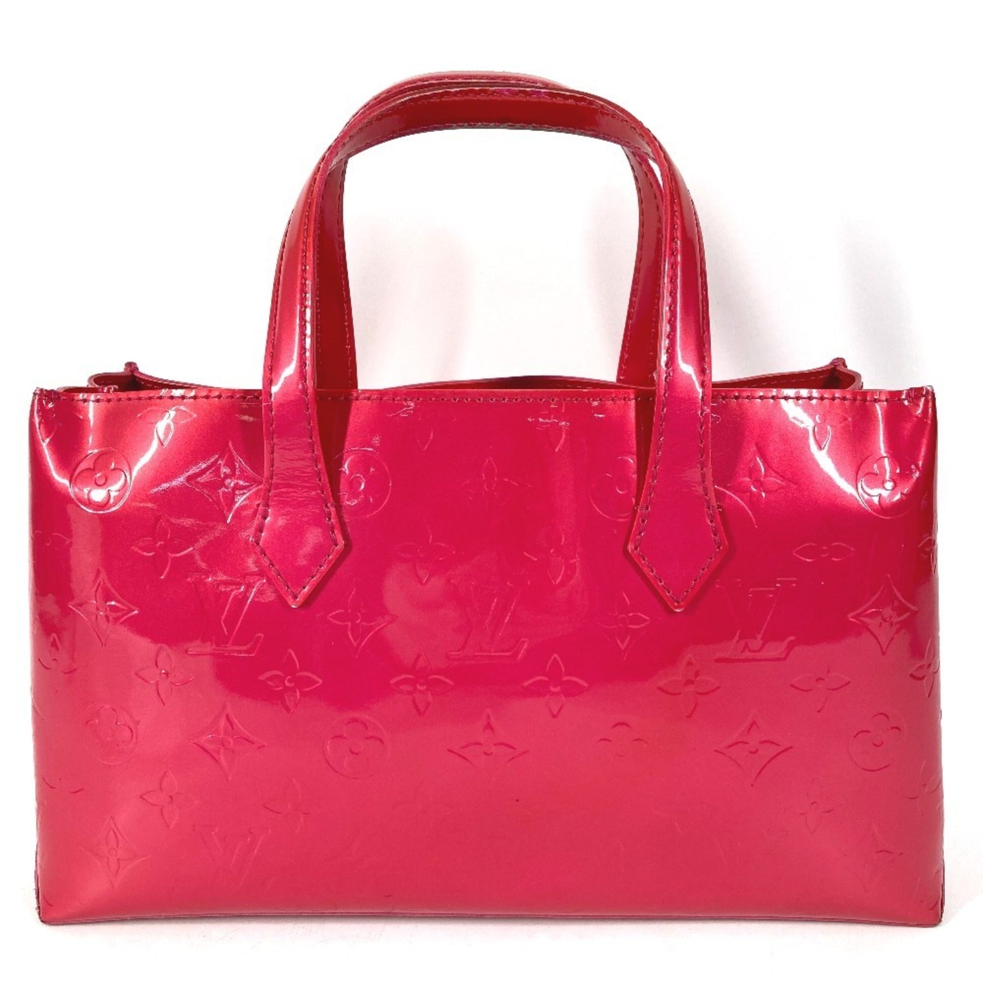 Louis Vuitton Galle Pink Rose Pop Monogram Vernis Handbag Tote Bag (Pre-Owned)