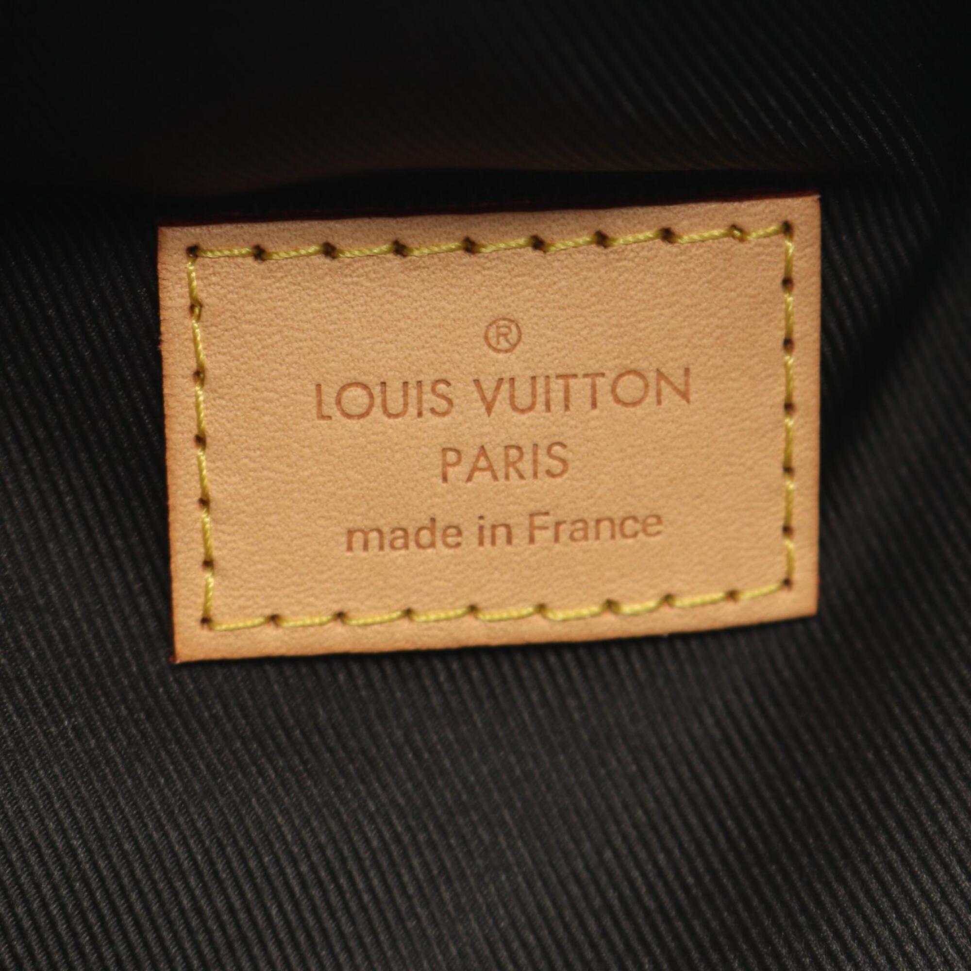 Louis Vuitton Brown Coated Canvas Leather Fanny Pack Handbag (Pre-Owned)