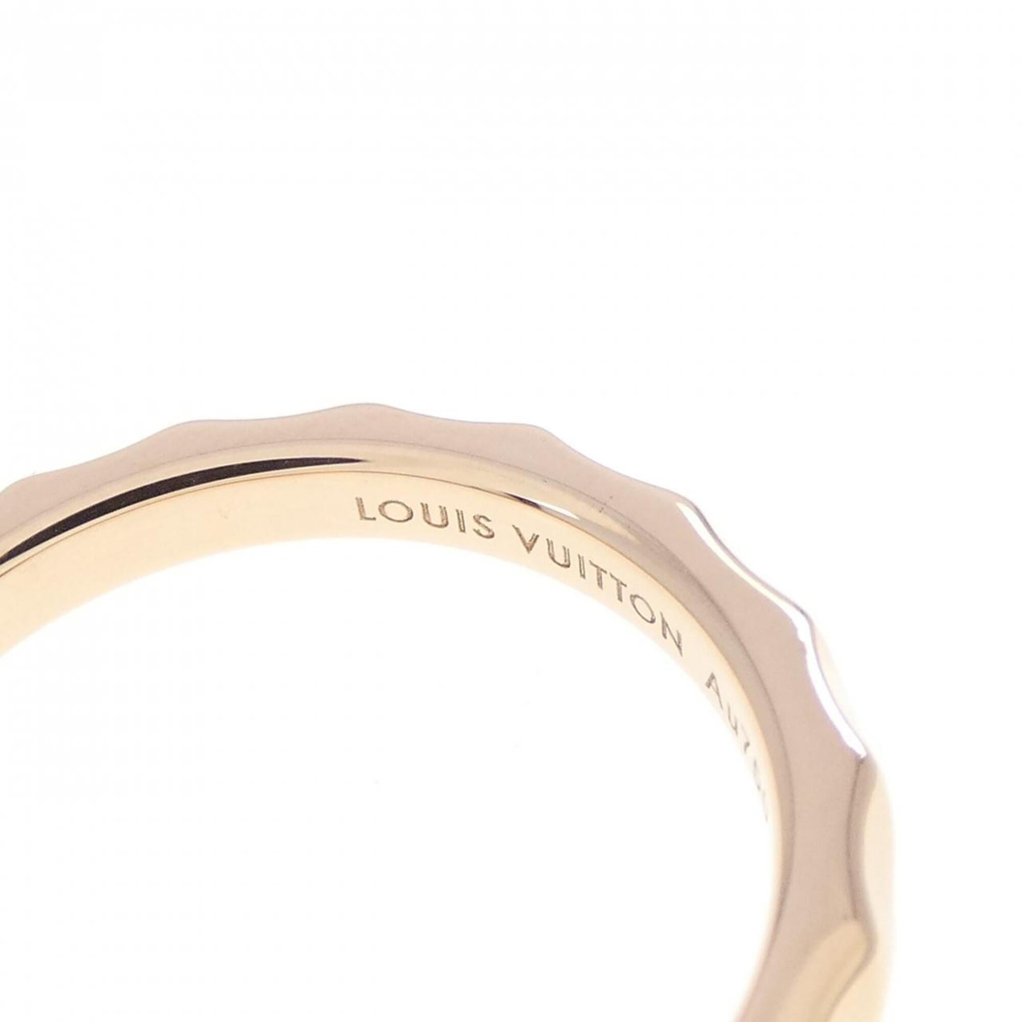 Louis Vuitton Pink Gold (18K) Band Ring (Pre-Owned)