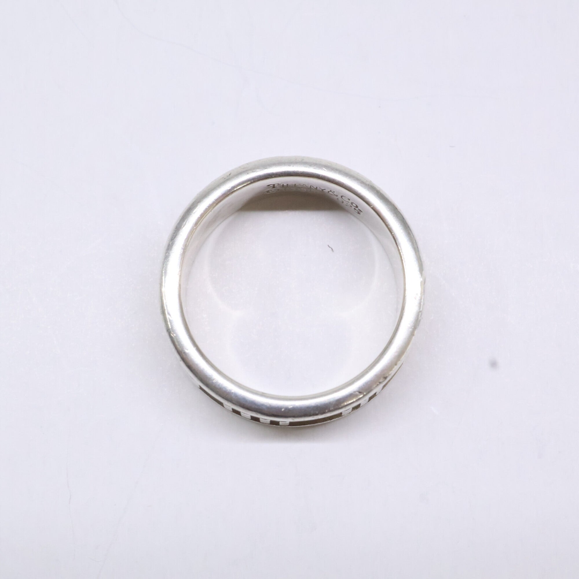 Tiffany Silver Silver 925 Band Ring (Pre-Owned)