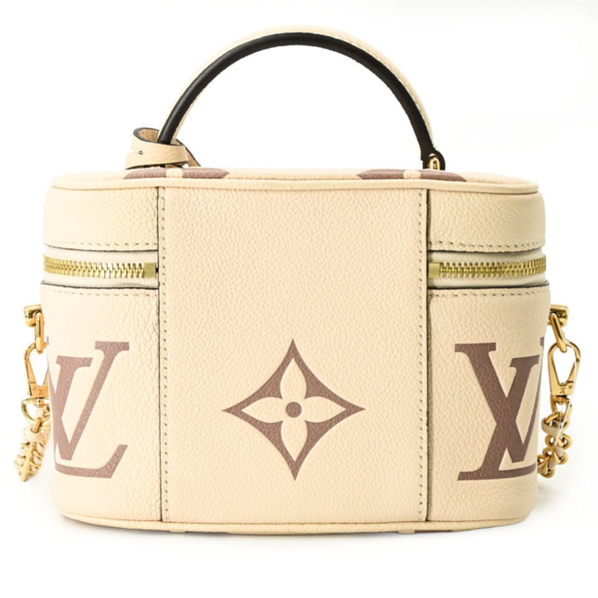 Louis Vuitton Beige Monogram Empreinte Handbag (Pre-Owned)