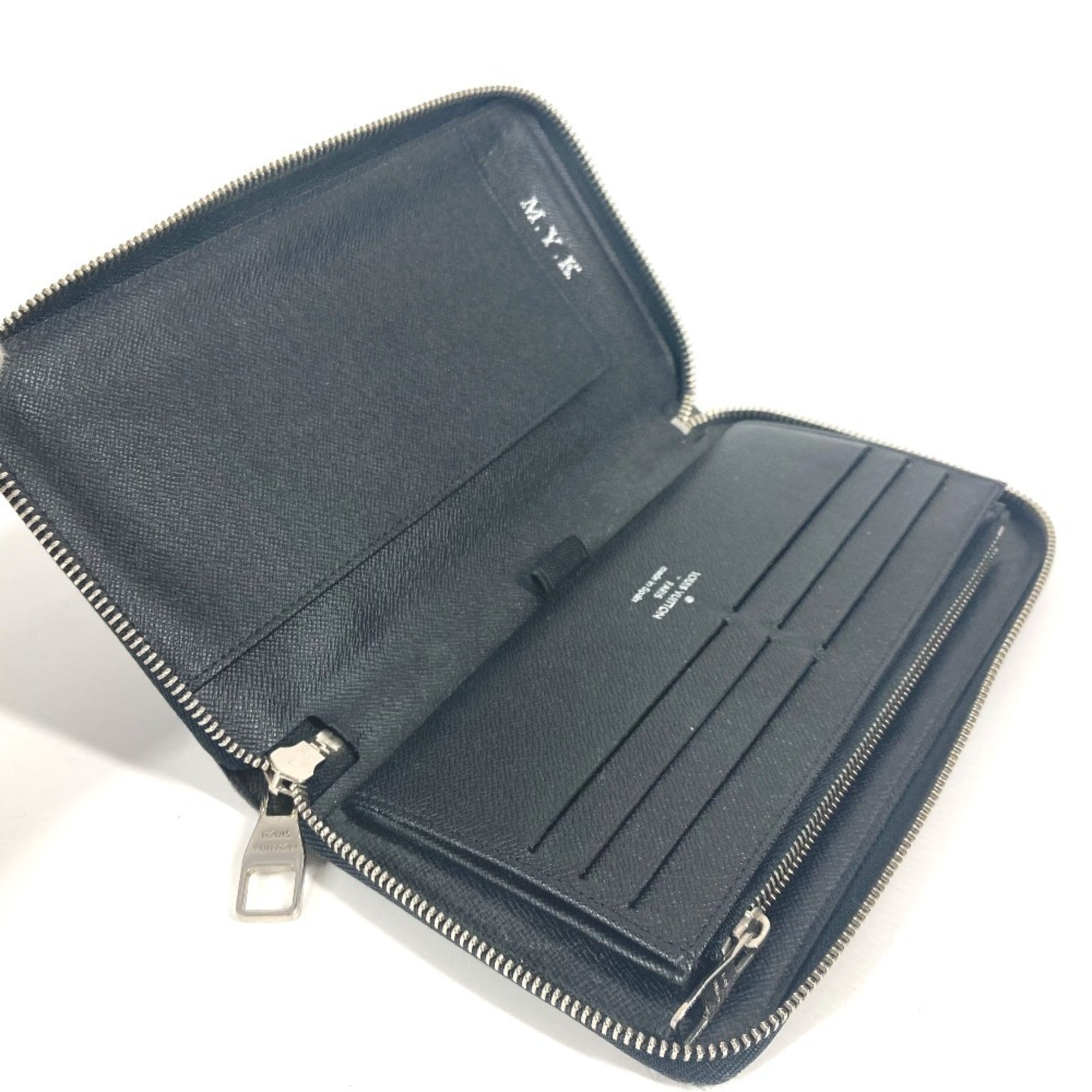 Louis Vuitton Damier Graphite Black Damier Graphite Long Wallet (Bi-Fold) (Pre-Owned)