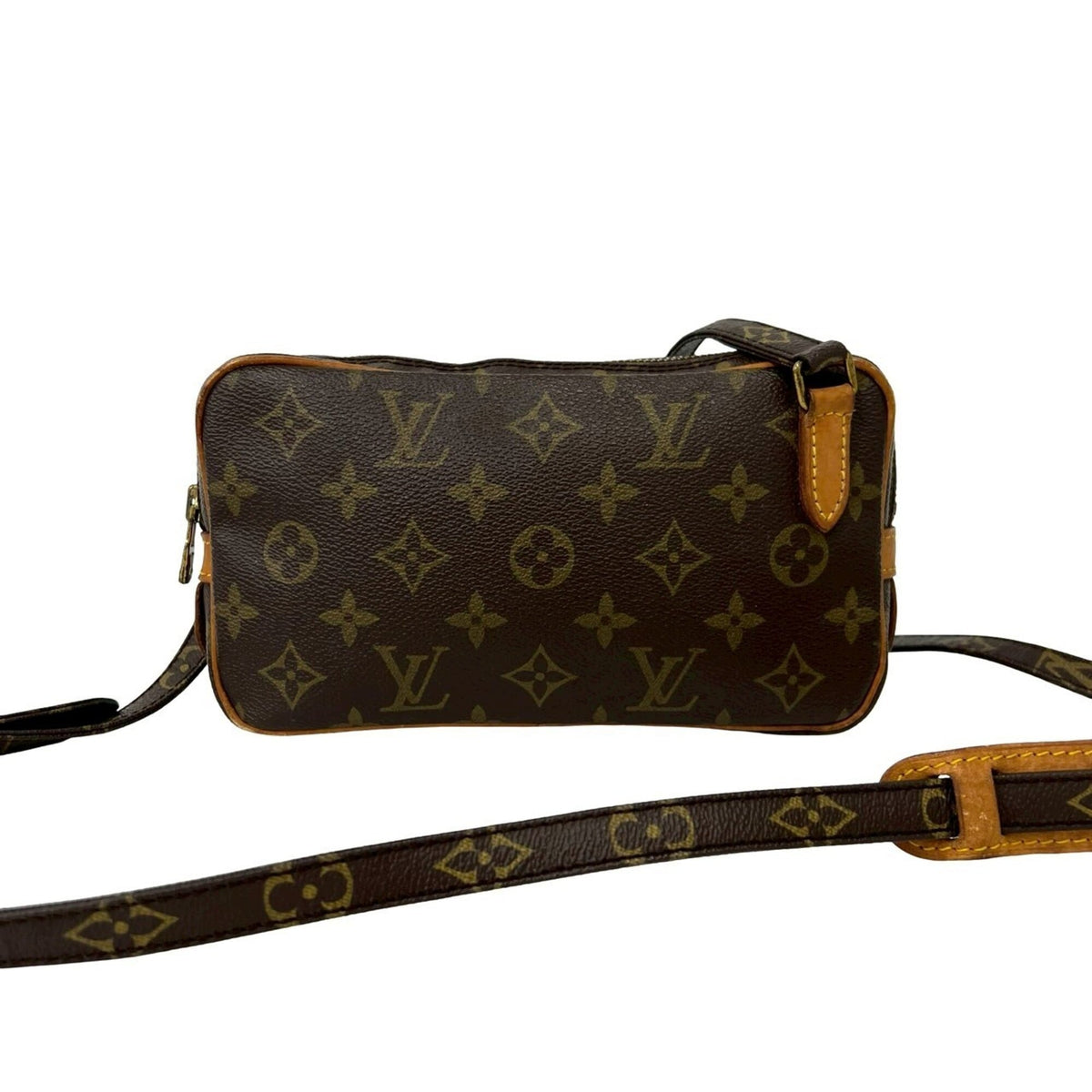 Louis Vuitton Brown Leather Pvc Shoulder Bag (Pre-Owned)