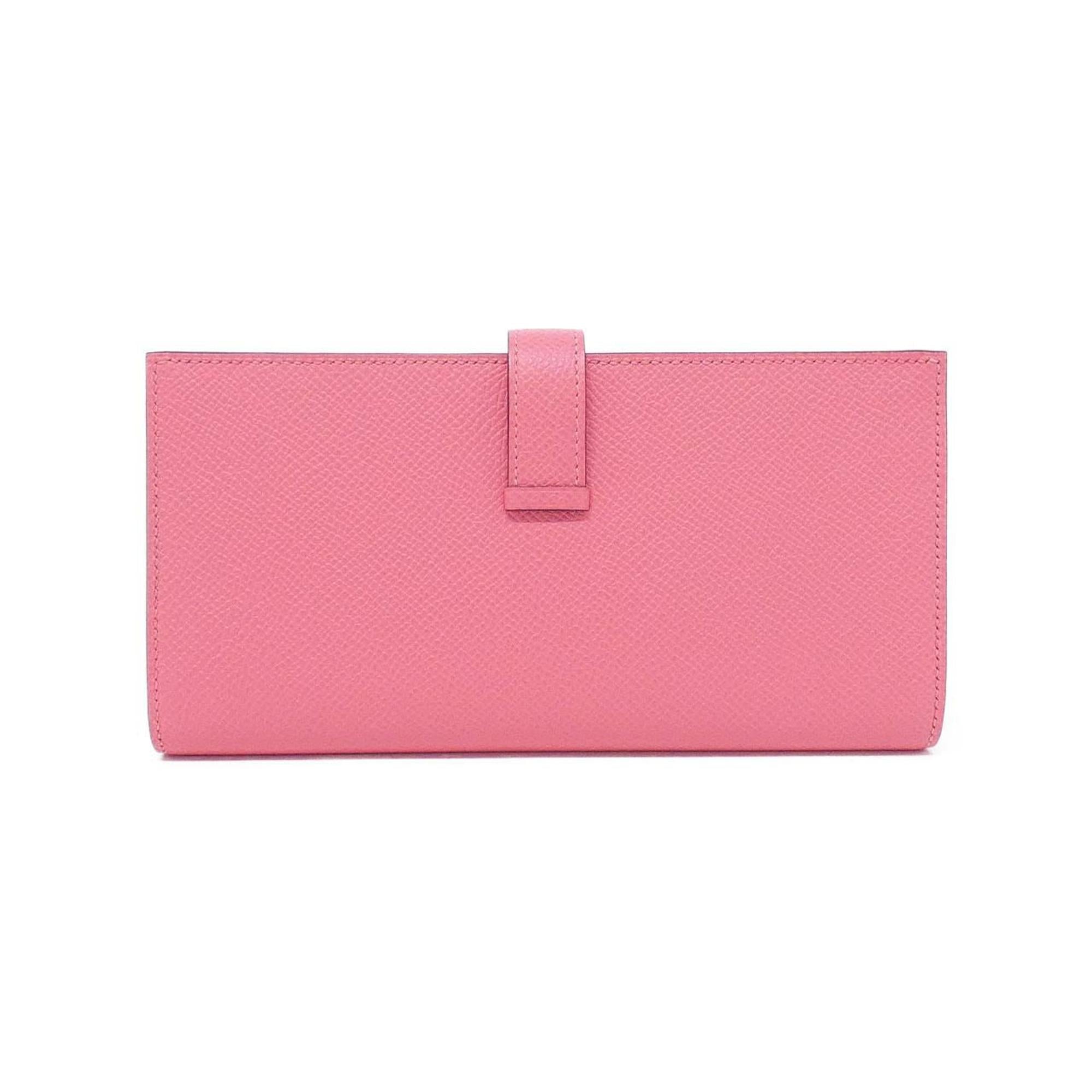 Hermes Rose Azalee Epsom Leather Coin Purse/Coin Case (Pre-Owned)