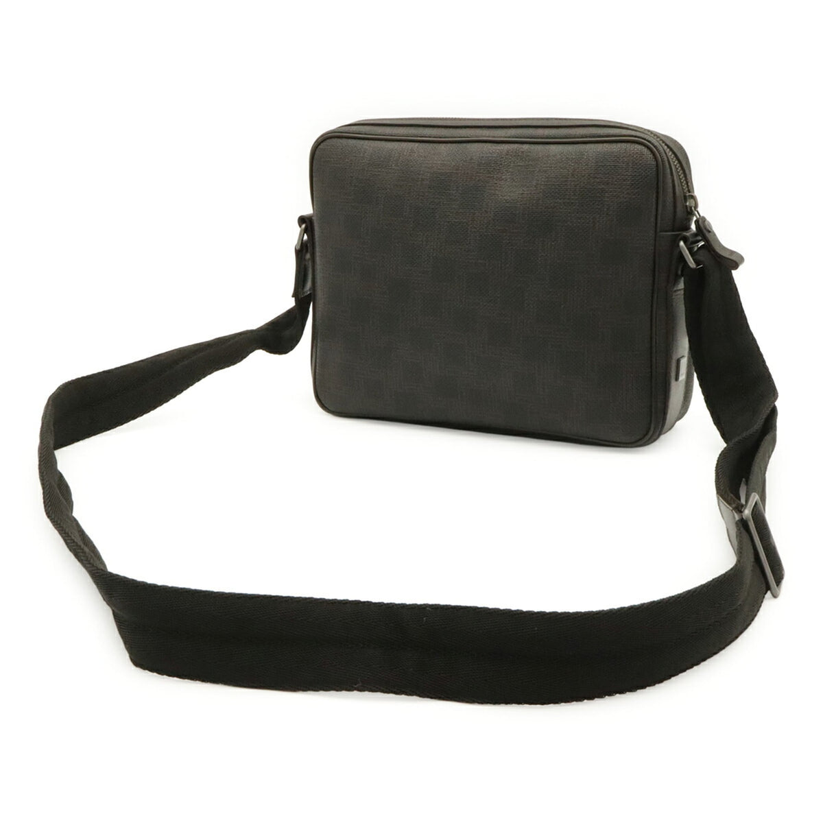 Dunhill Dark Brown Pvc Leather Handbag Shoulder Bag (Pre-Owned)