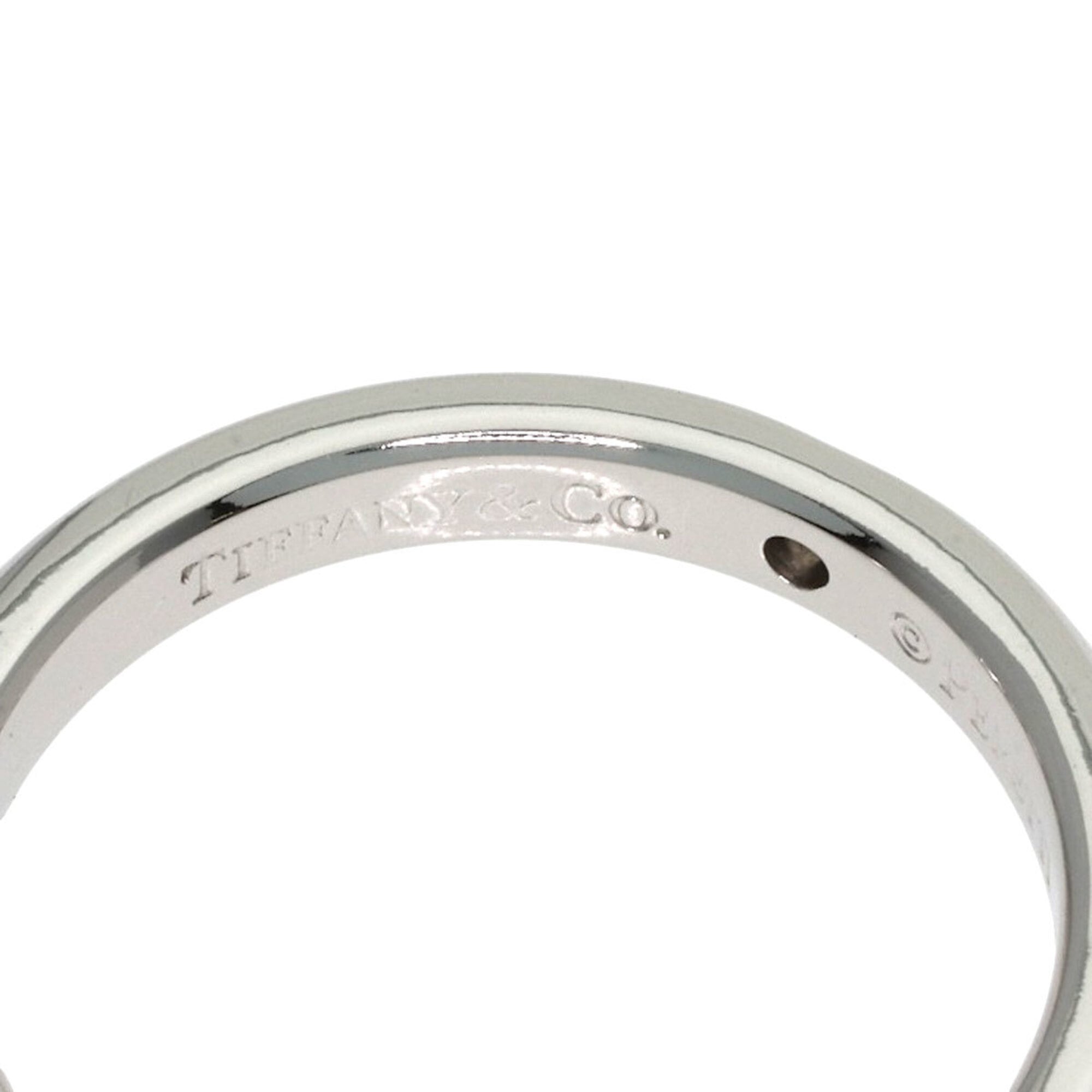 Tiffany Platinum Platinum 950 Band Ring (Pre-Owned)
