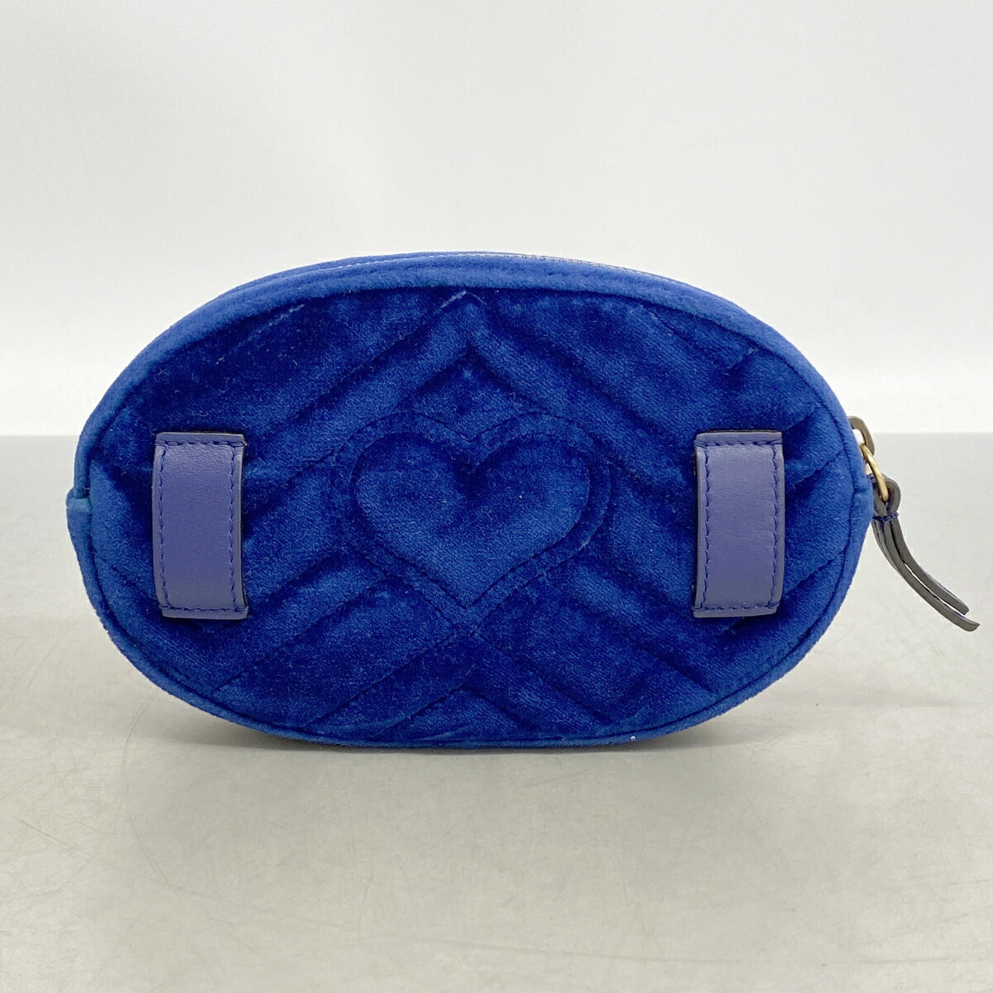Gucci Blue Suede Fanny Pack (Pre-Owned)