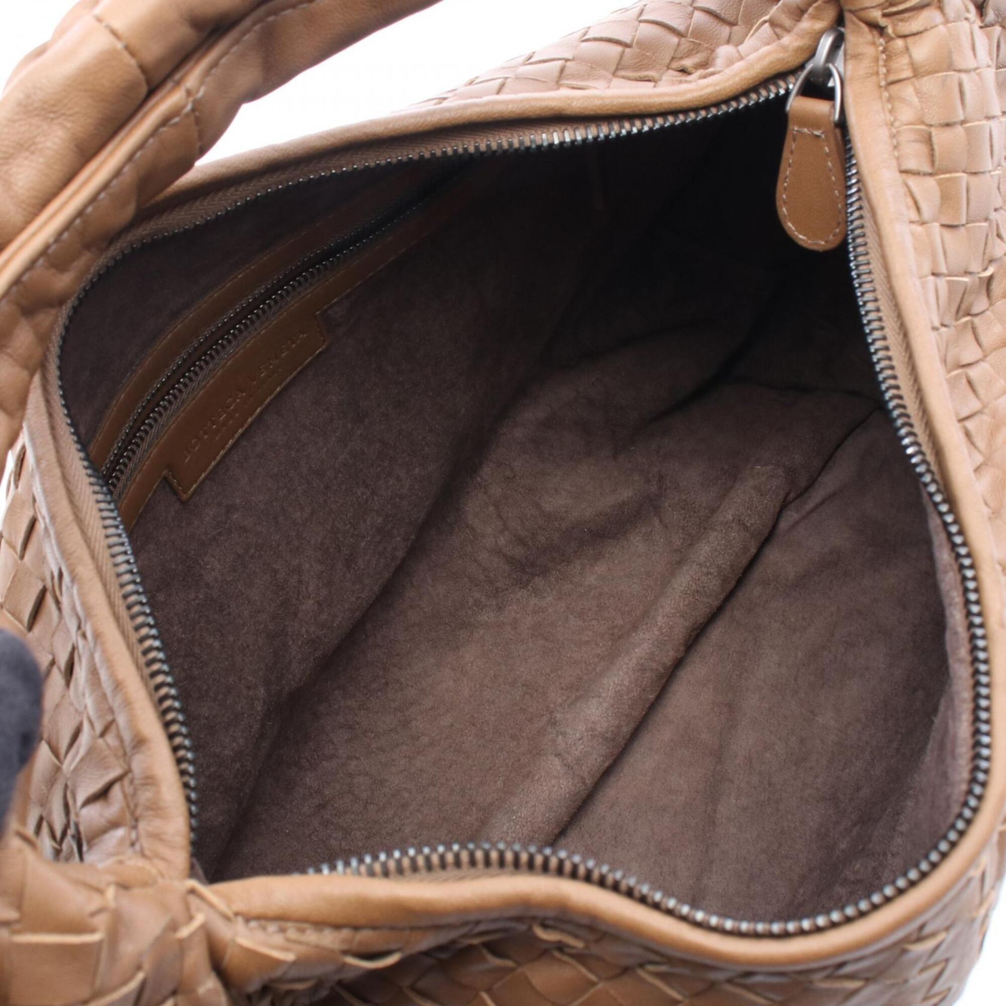 Bottega Veneta Brown Intrecciato Handbag Shoulder Bag (Pre-Owned)