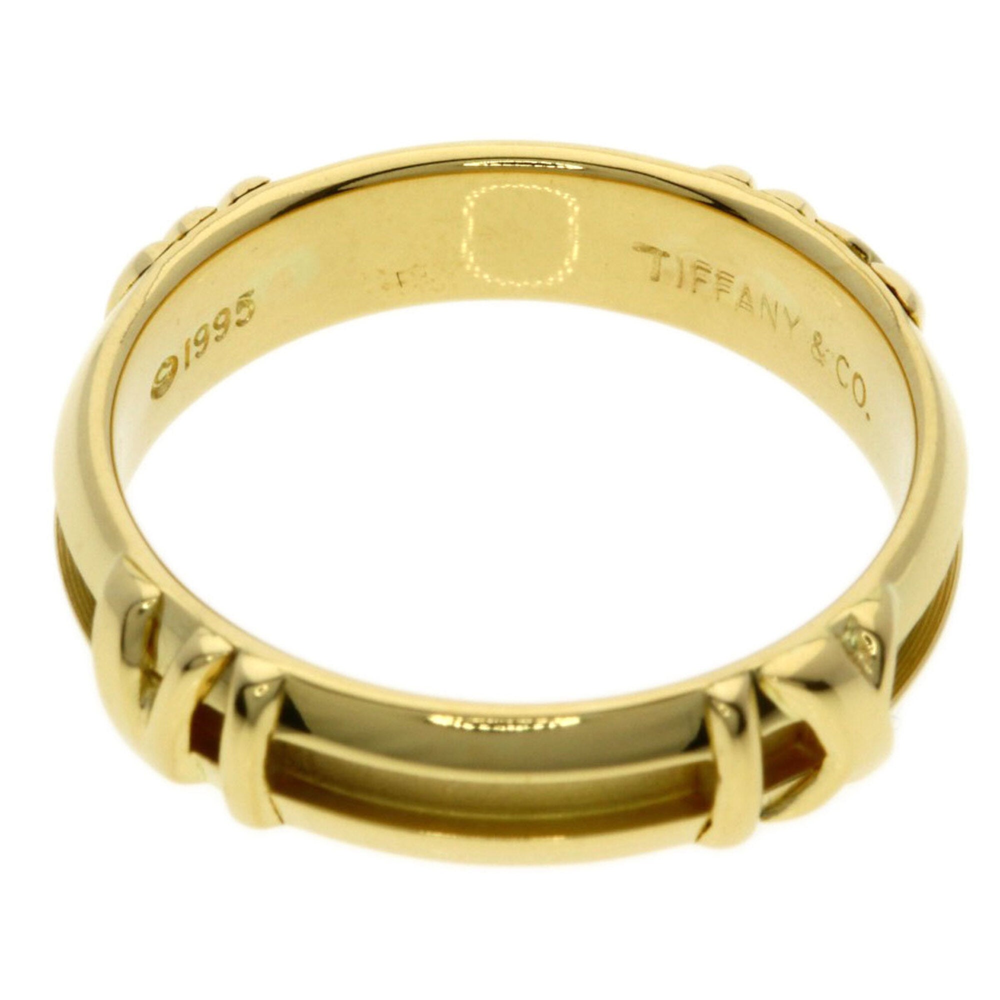 Tiffany Atlas Yellow Gold (18K) Band Ring (Pre-Owned)