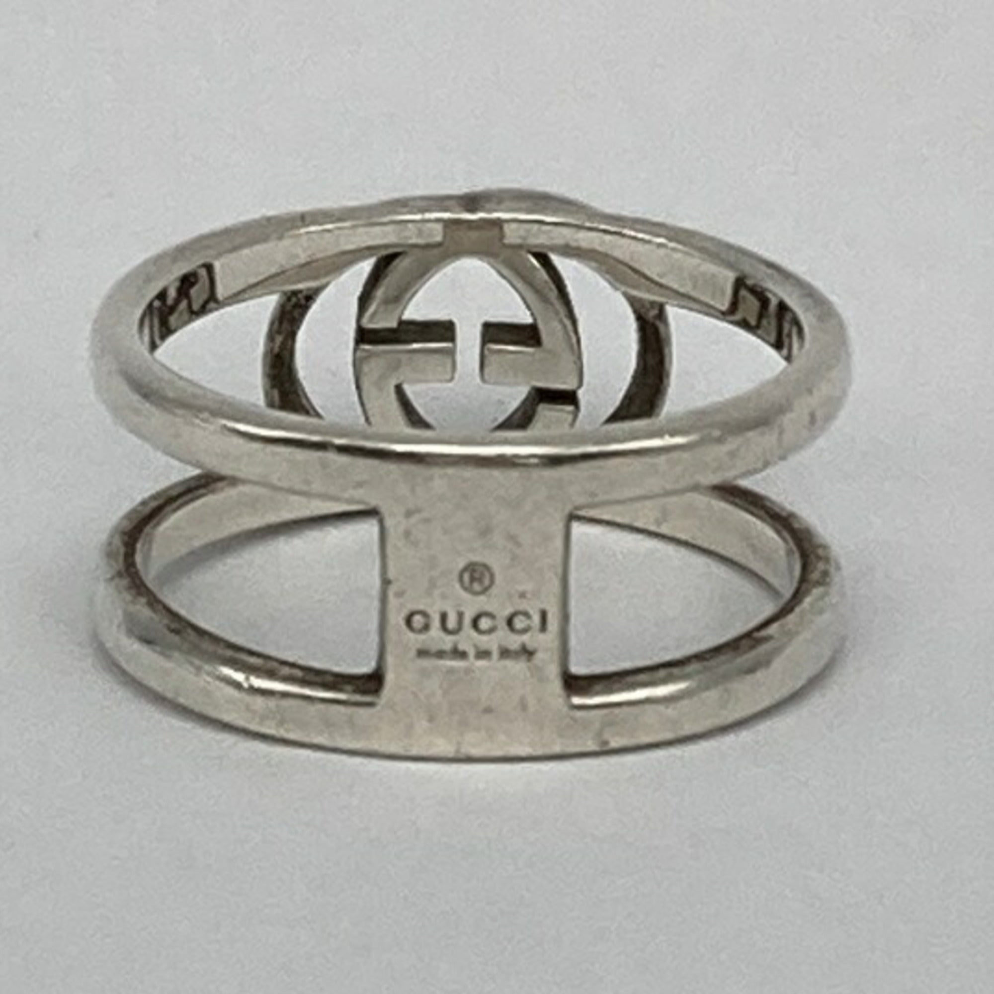 Gucci Silver 925 Band Ring (Pre-Owned)
