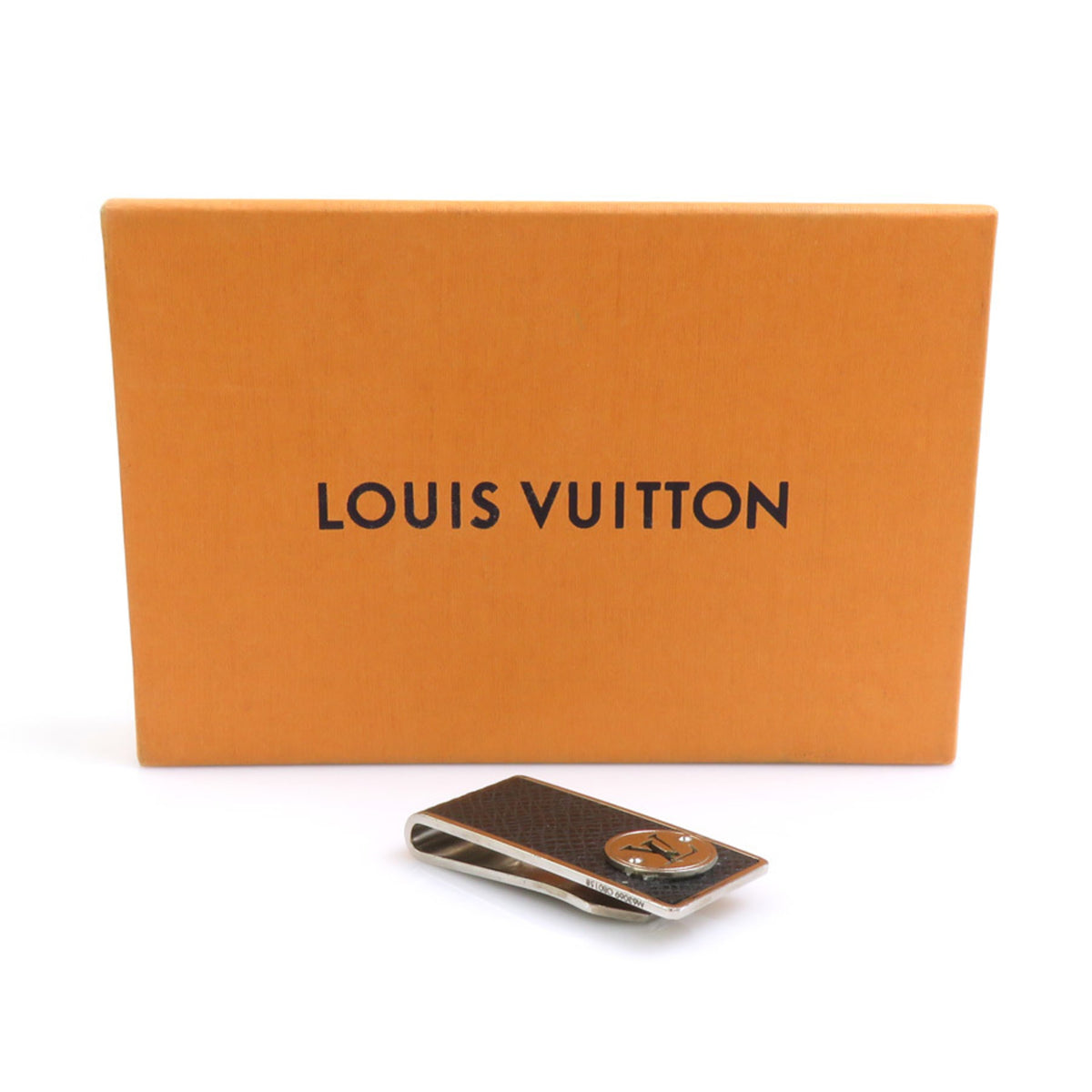 Louis Vuitton Silver Black Metal Money Clip (Pre-Owned)