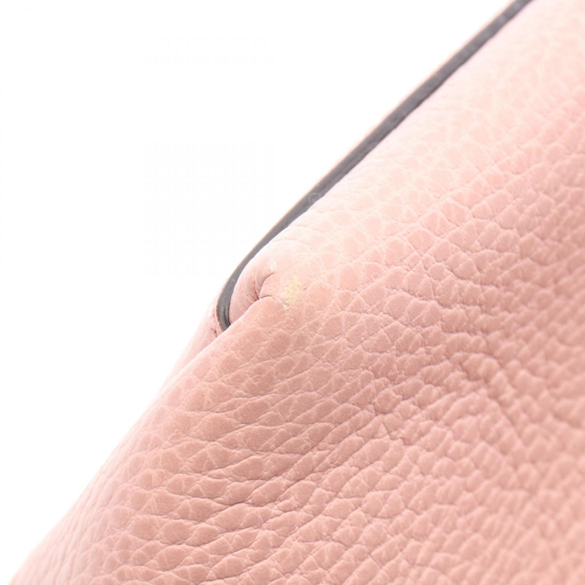 Gucci Pink Leather Handbag (Pre-Owned)