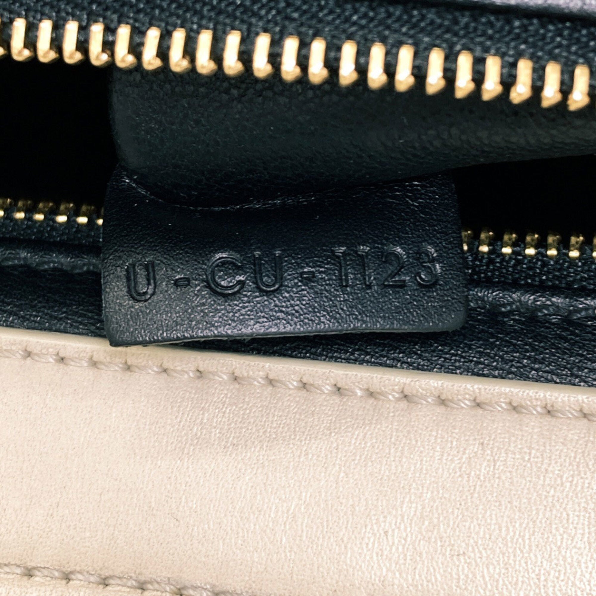 Celine Trapeze Black White Leather Handbag (Pre-Owned)