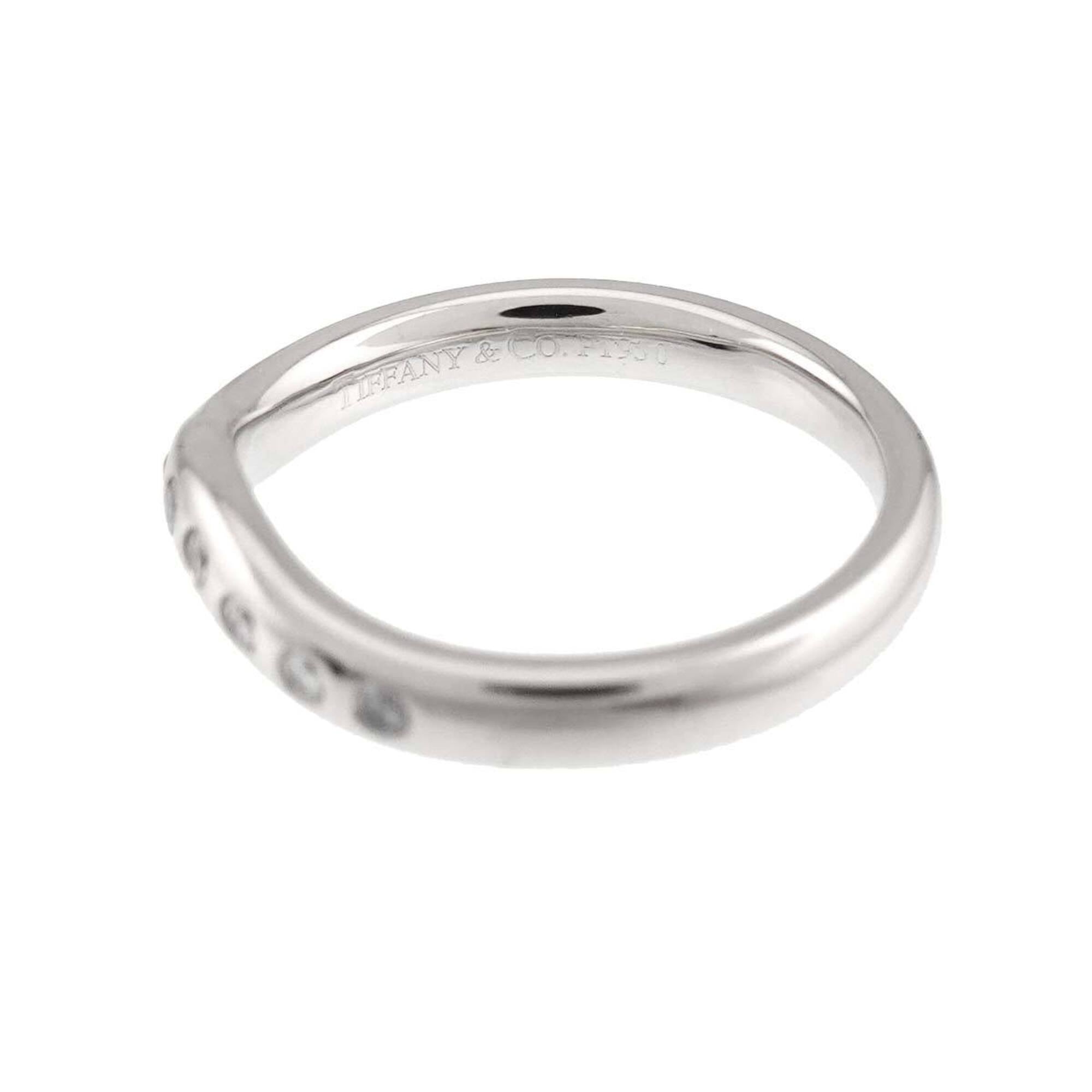 Tiffany Platinum Platinum 950 Band Ring (Pre-Owned)