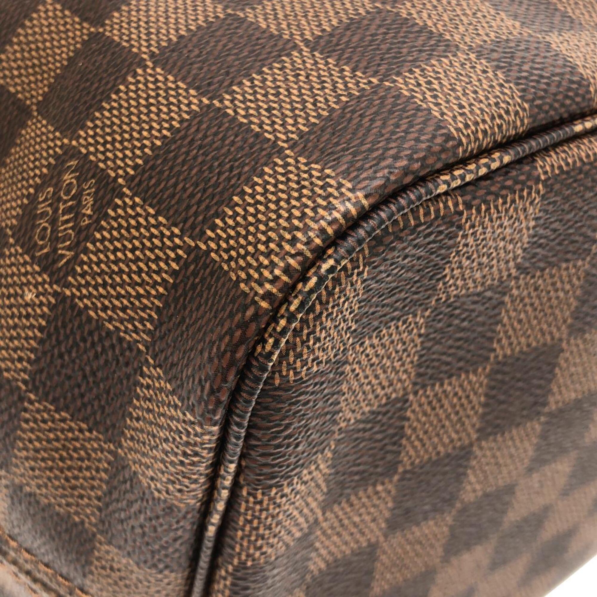 Louis Vuitton Damier Ebene Rose Ballerine Coated Canvas Handbag Pouch (Pre-Owned)