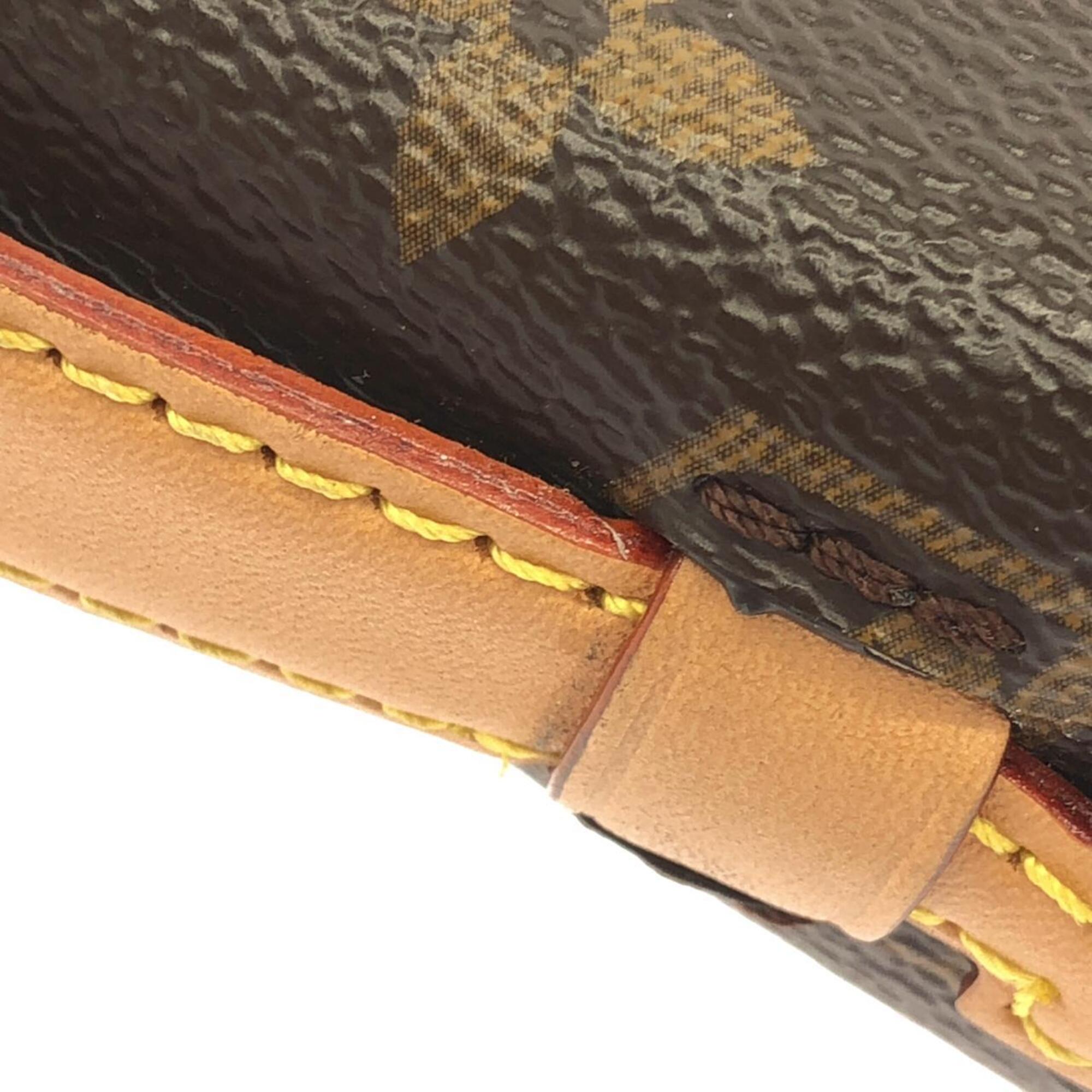 Louis Vuitton Monogram Marron Coated Canvas Shoulder Bag (Pre-Owned)