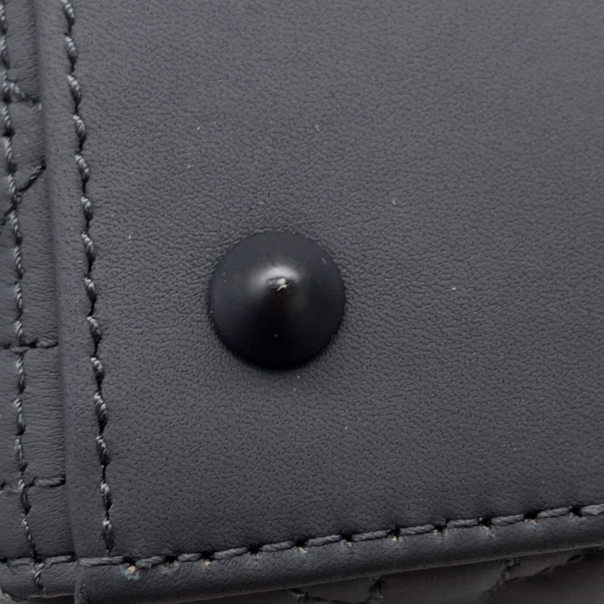 Christian Dior Lady Dior Black Handbag Shoulder Bag (Pre-Owned)