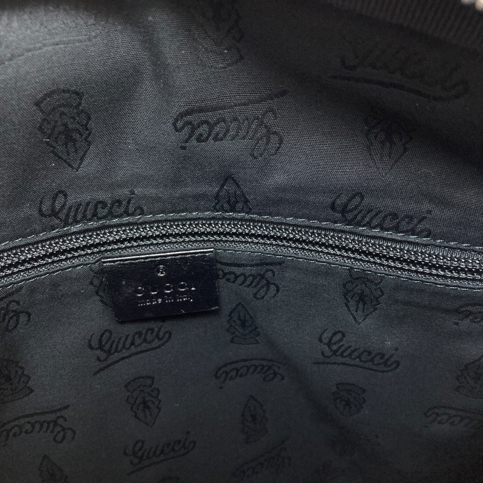 Gucci Black Pvc Shoulder Bag (Pre-Owned)