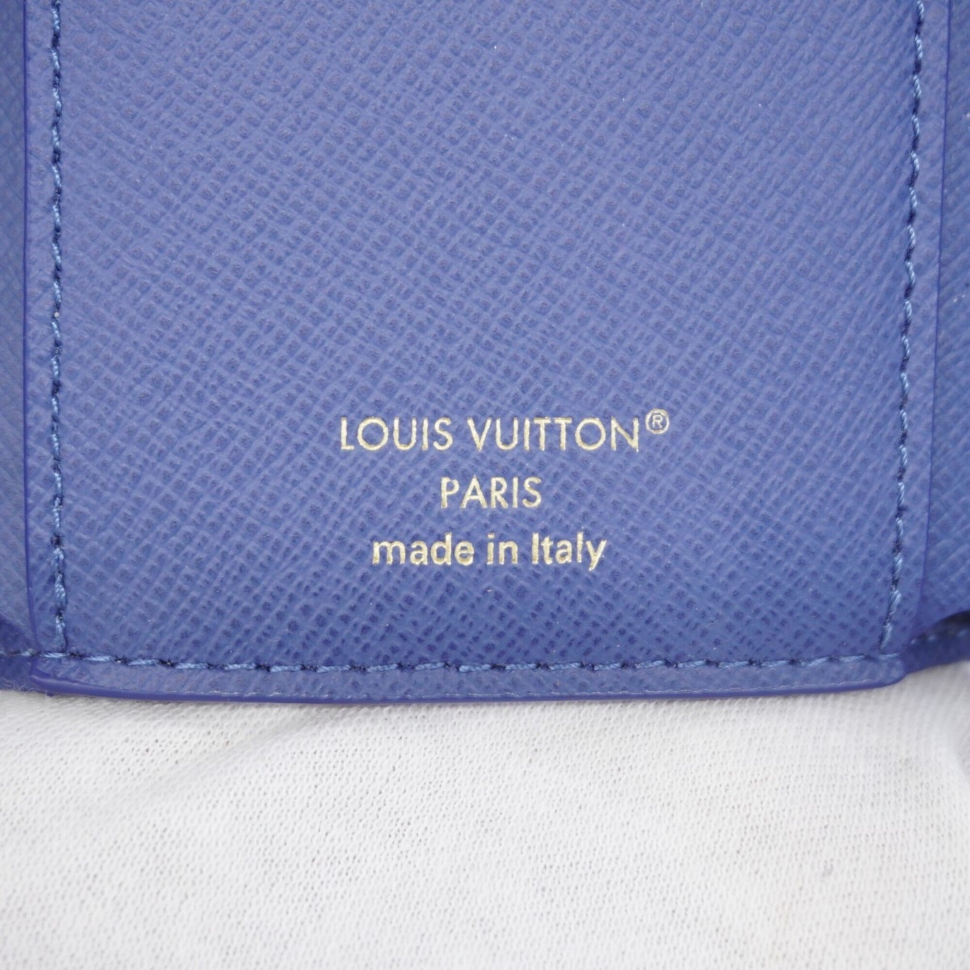 Louis Vuitton Blue Wallet (Tri-Fold) (Pre-Owned)