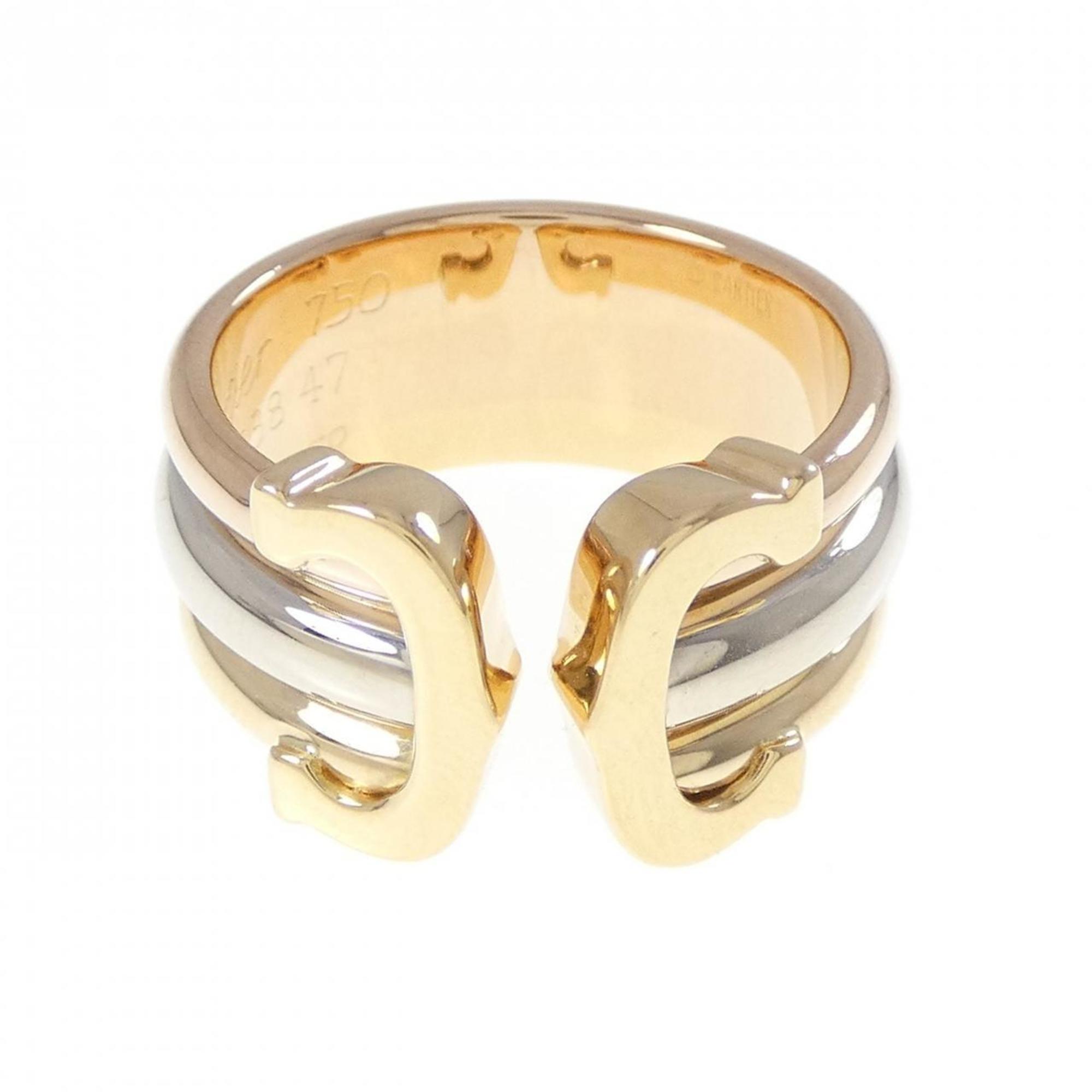 Cartier Yellow Gold (18K) Pink Gold (18K) White Gold (18K) Band Ring (Pre-Owned)