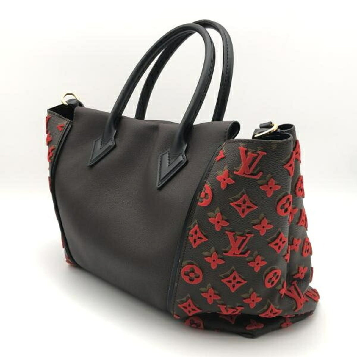 Louis Vuitton Red Brown Handbag (Pre-Owned)