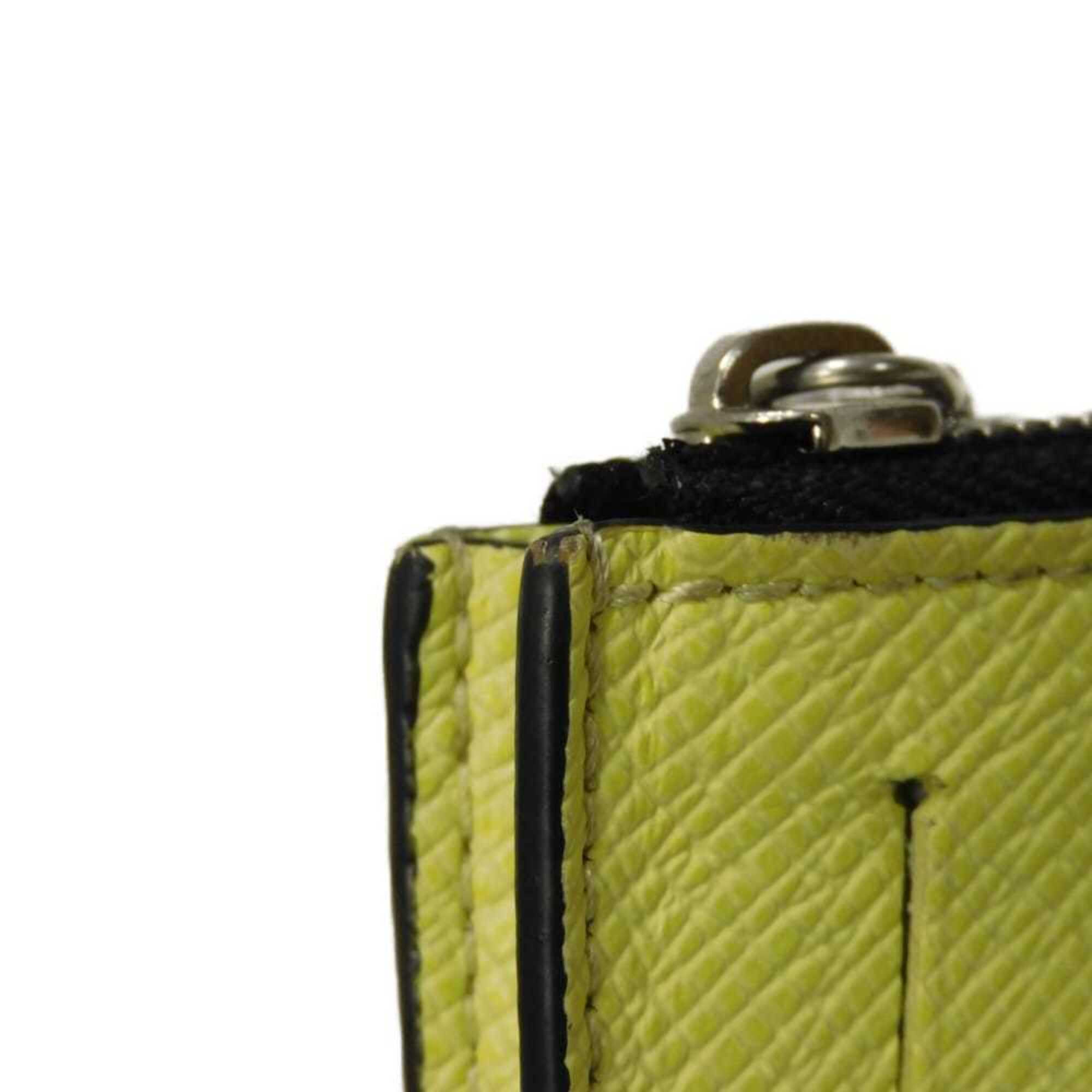Louis Vuitton Yellow Taigarama Coin Purse/Coin Case (Pre-Owned)
