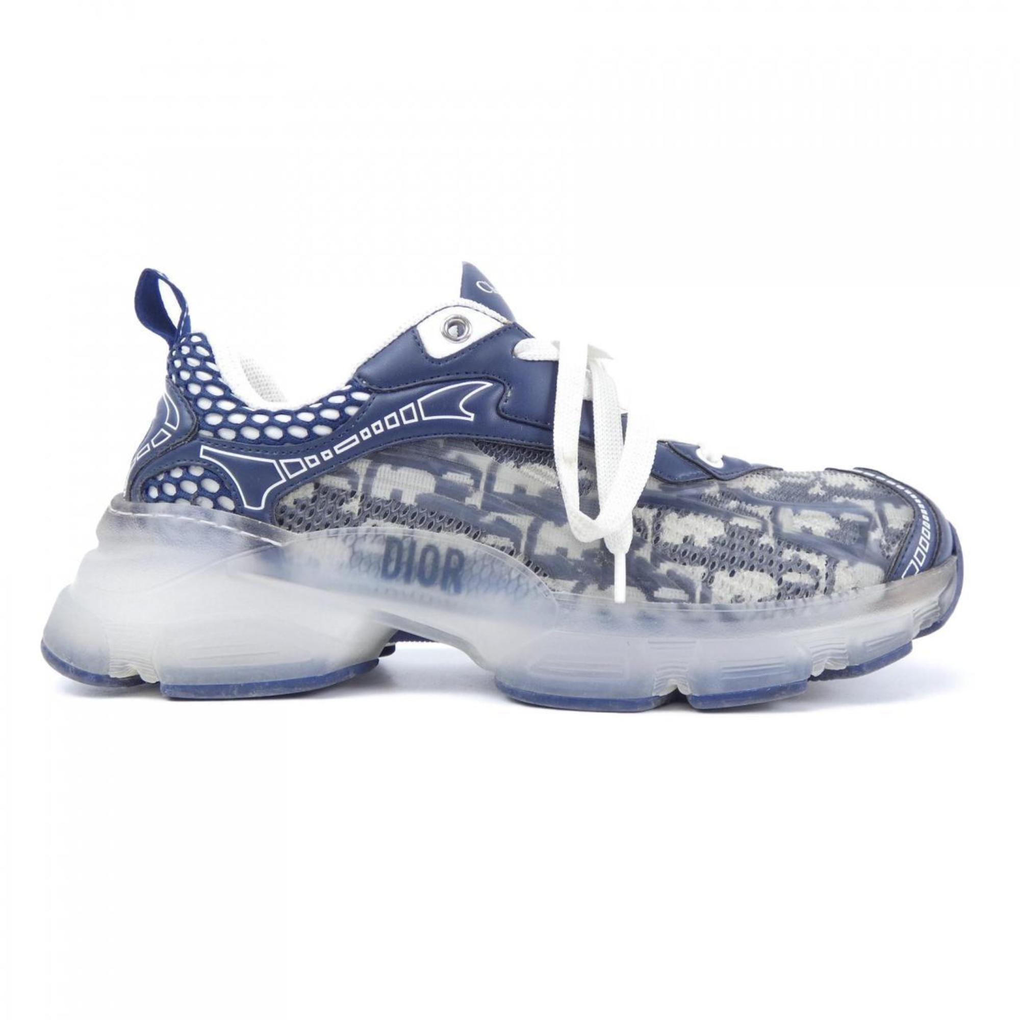 Christian Dior Gray Navy Sneakers (Pre-Owned)