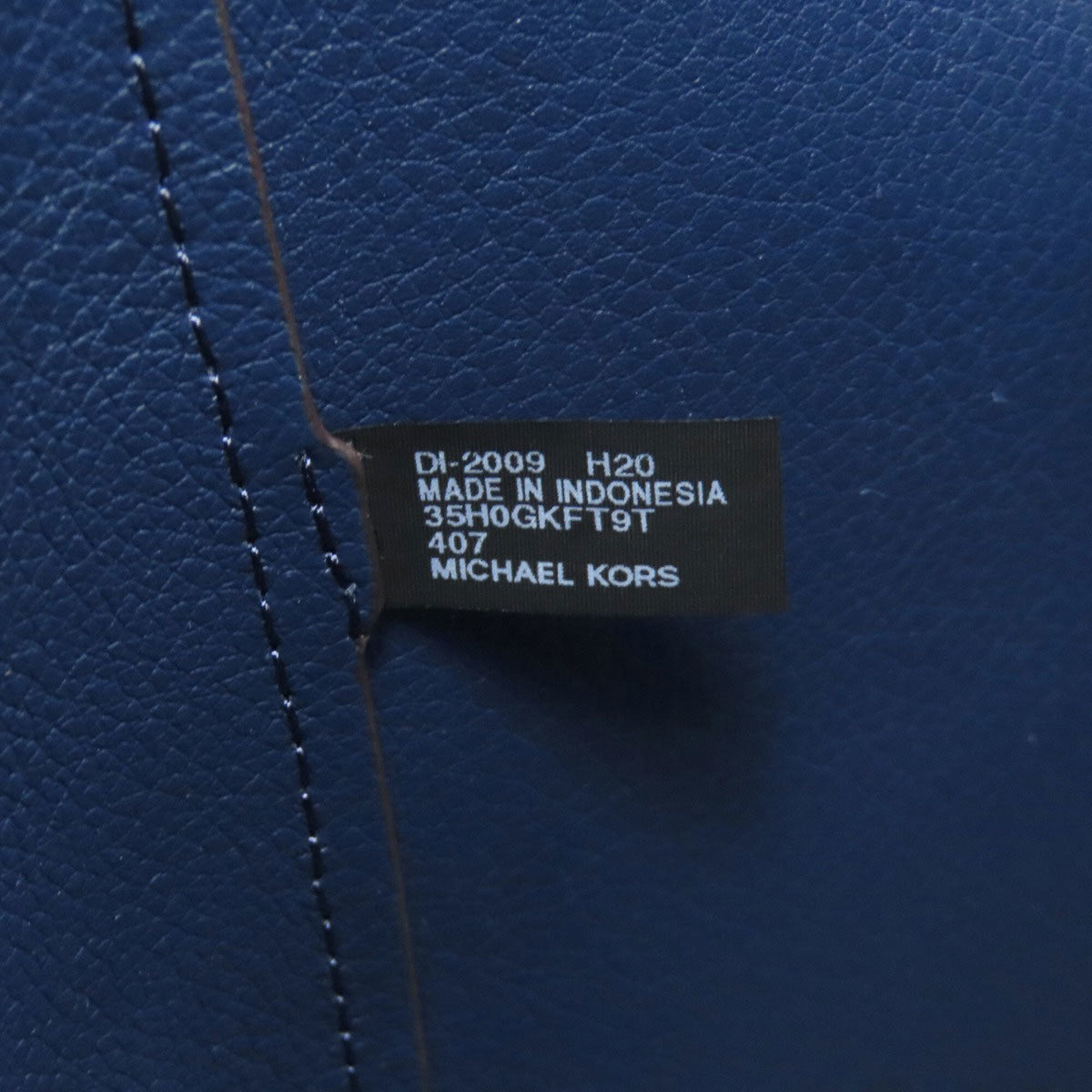Michael Kors Navy Pvc Tote Bag (Pre-Owned)