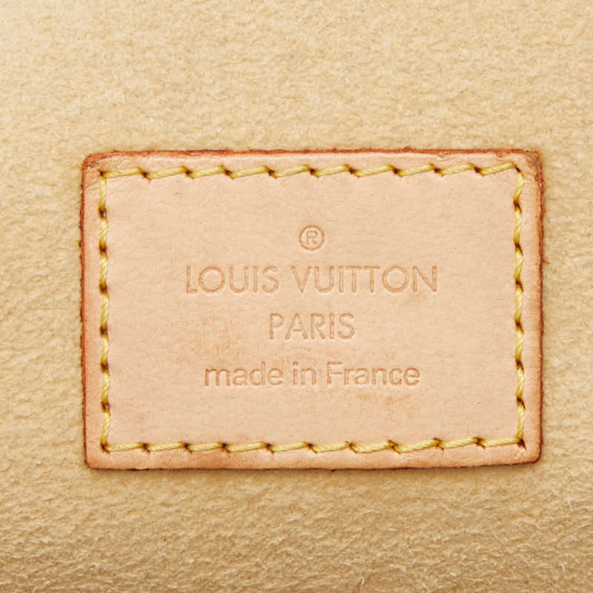 Louis Vuitton Monogram Brown Pvc Leather Handbag (Pre-Owned)